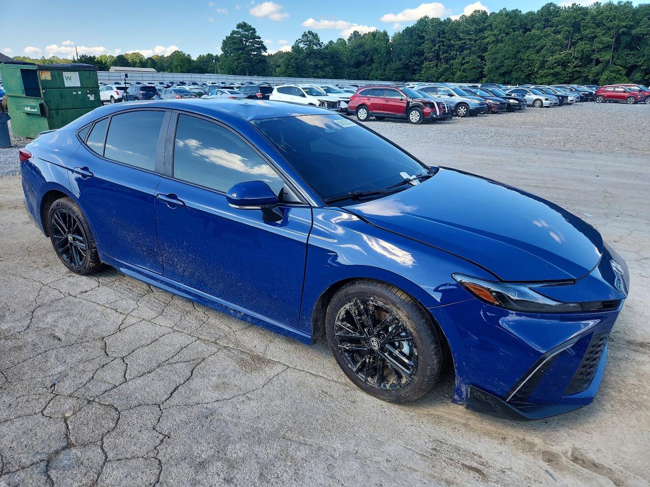 2025 Toyota Camry Se Синий vin: 4T1DAACK7SU182482