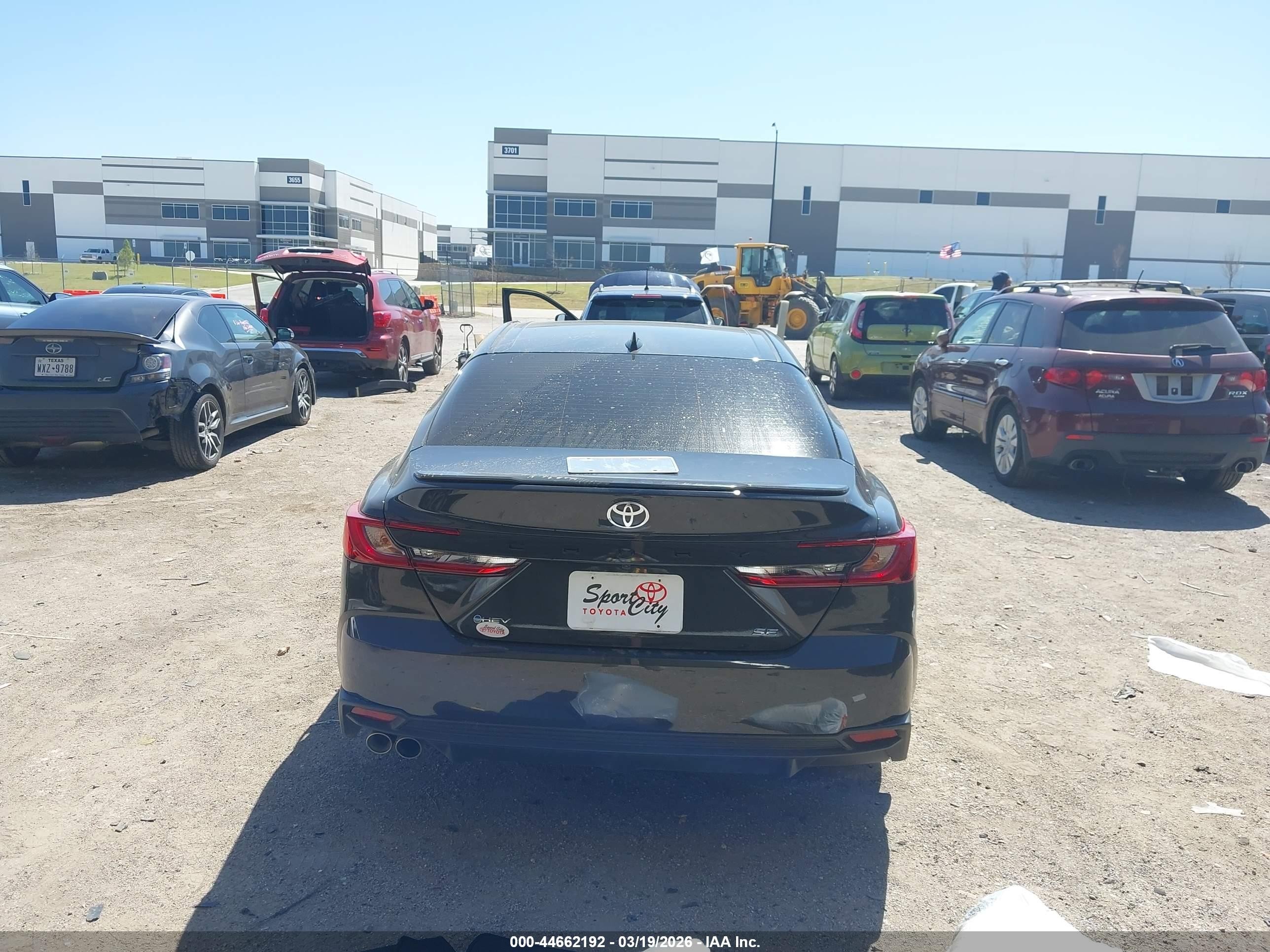 2025 Toyota Camry Se Black vin: 4T1DAACK7SU200723