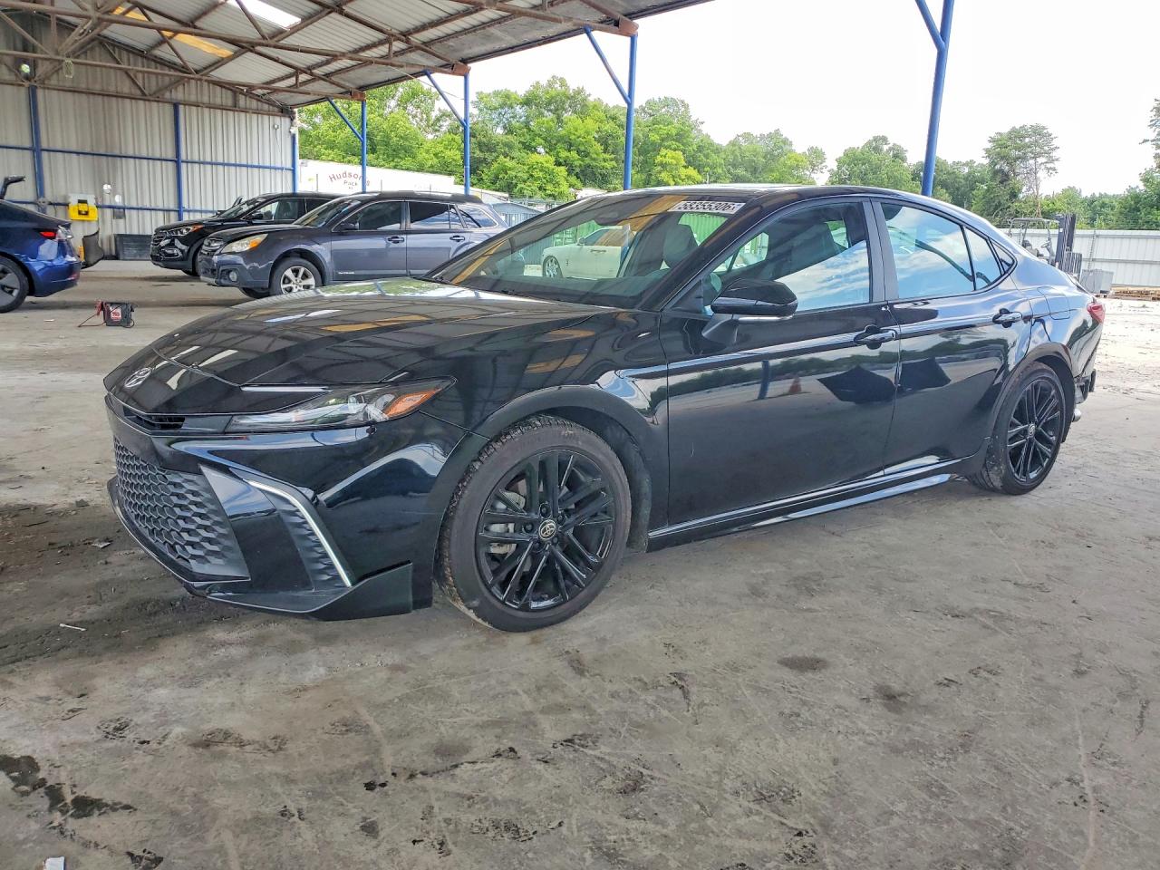 2025 Toyota Camry Se Black vin: 4T1DAACK7SU610714