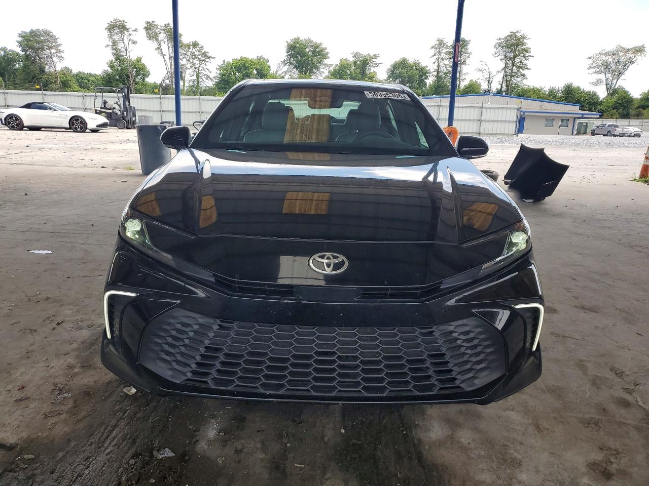 2025 Toyota Camry Se Black vin: 4T1DAACK7SU610714