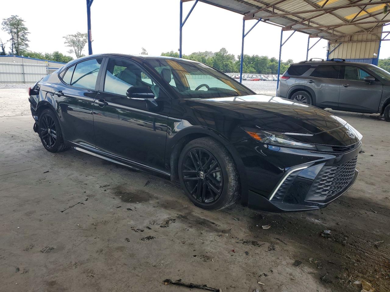 2025 Toyota Camry Se Black vin: 4T1DAACK7SU610714