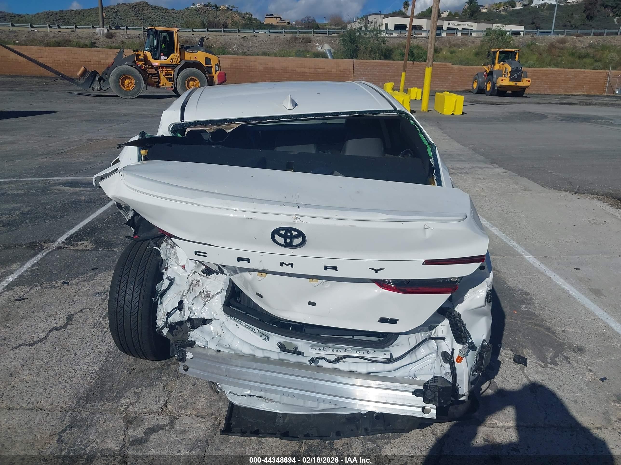 2025 Toyota Camry Se White vin: 4T1DAACK8SU088837