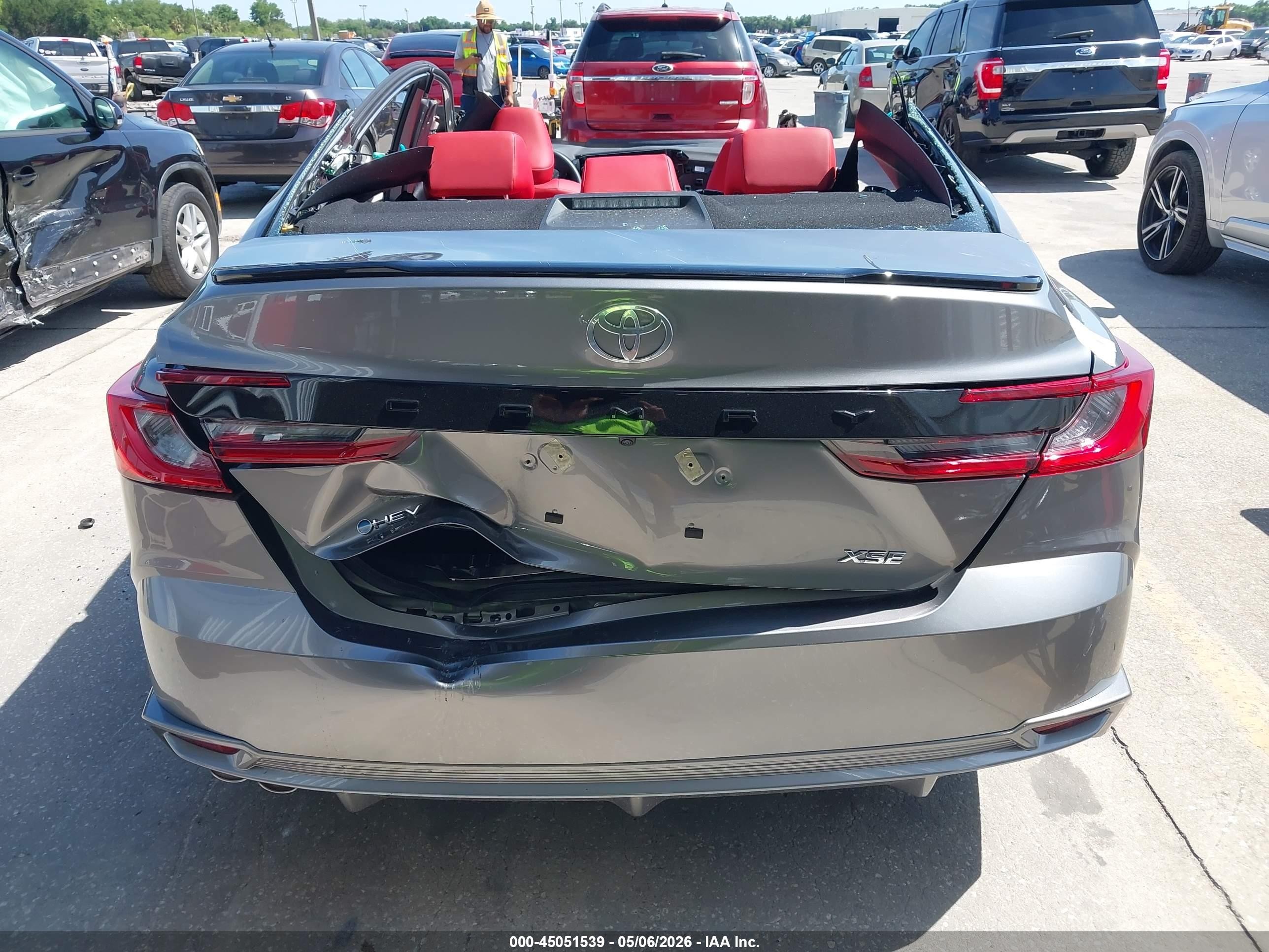 2026 Toyota Camry Xse Серый vin: 4T1DAACK8TU656943