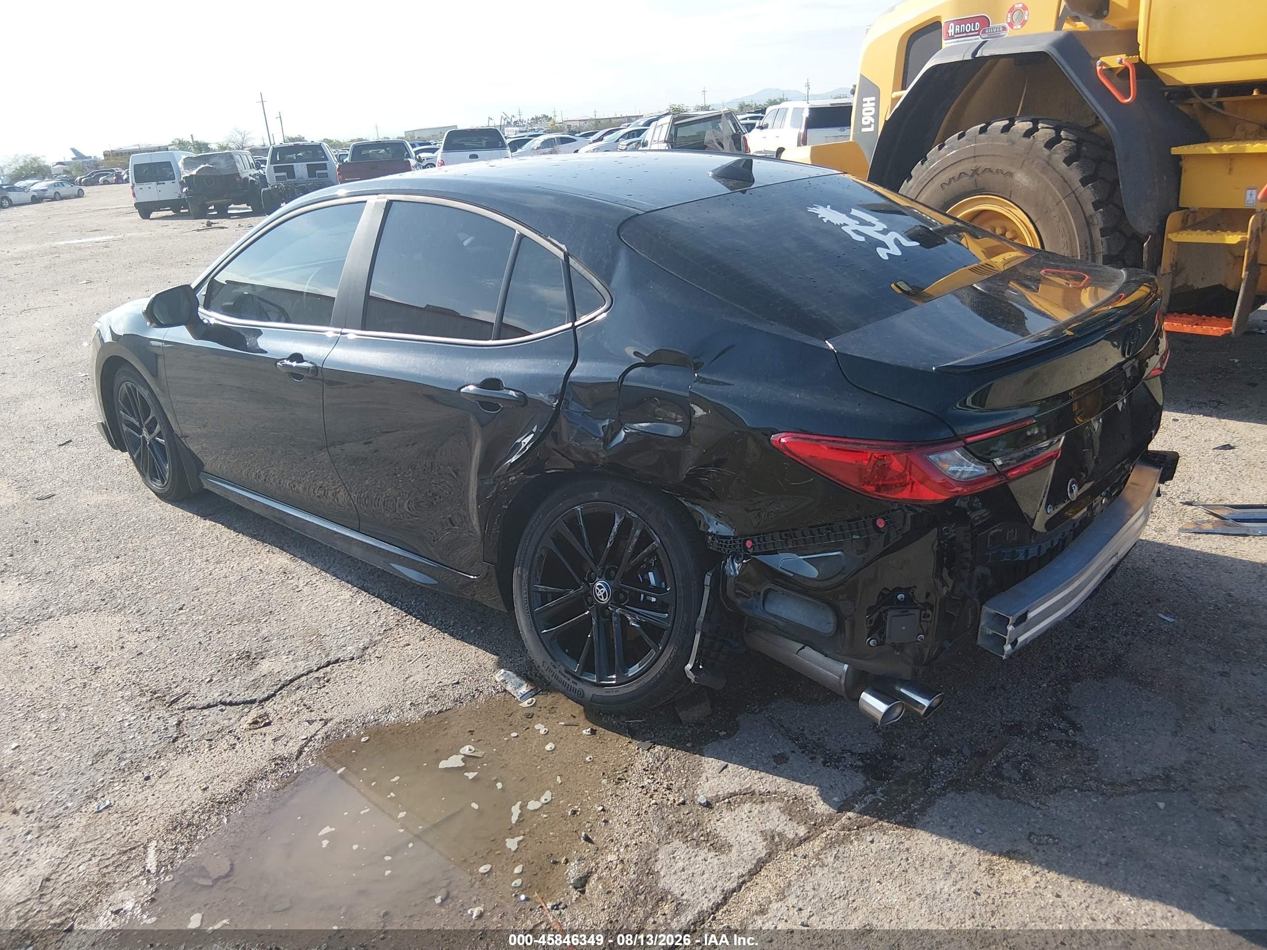 2026 Toyota Camry Se Черный vin: 4T1DAACK8TU694575