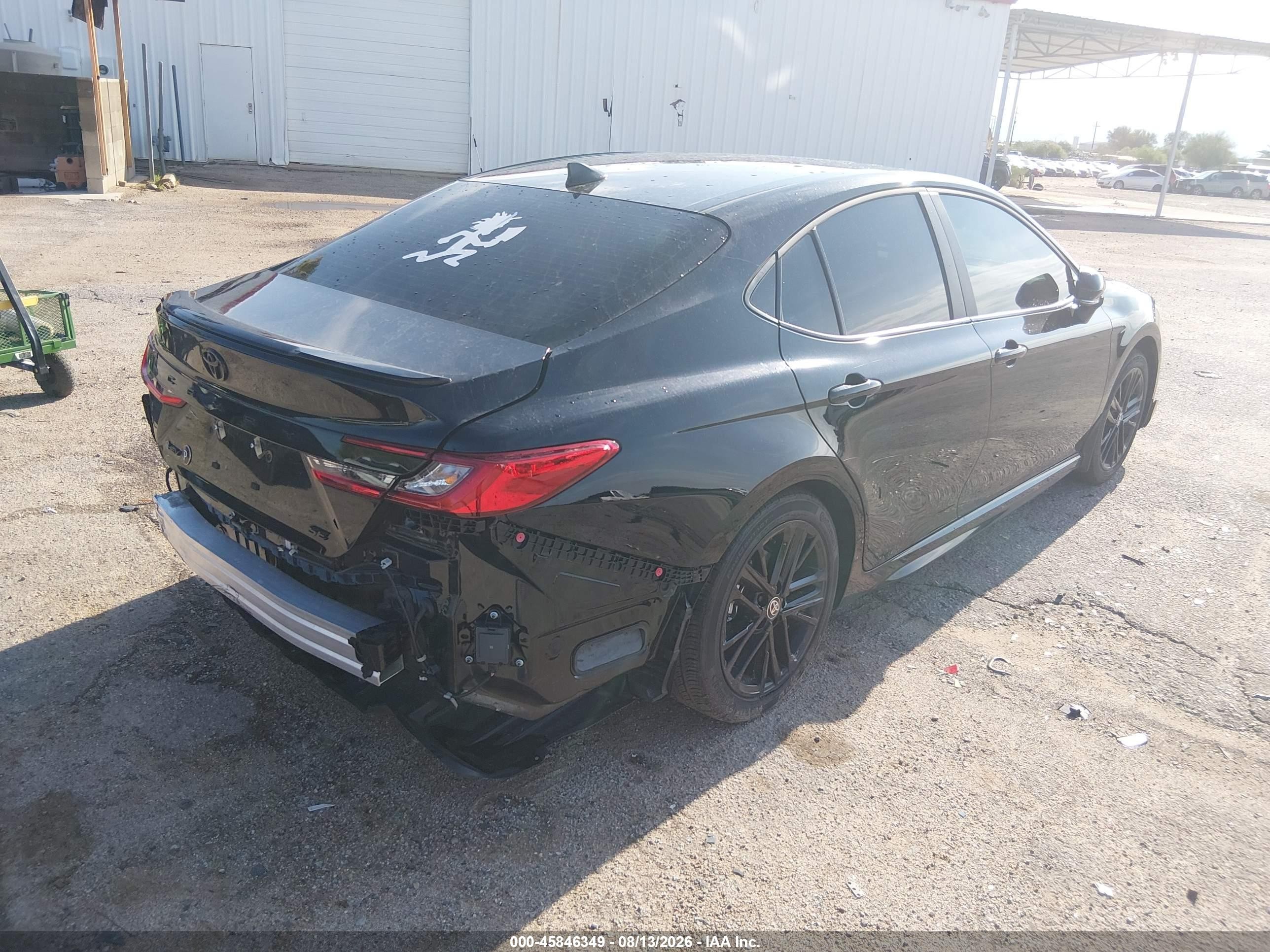 2026 Toyota Camry Se Черный vin: 4T1DAACK8TU694575