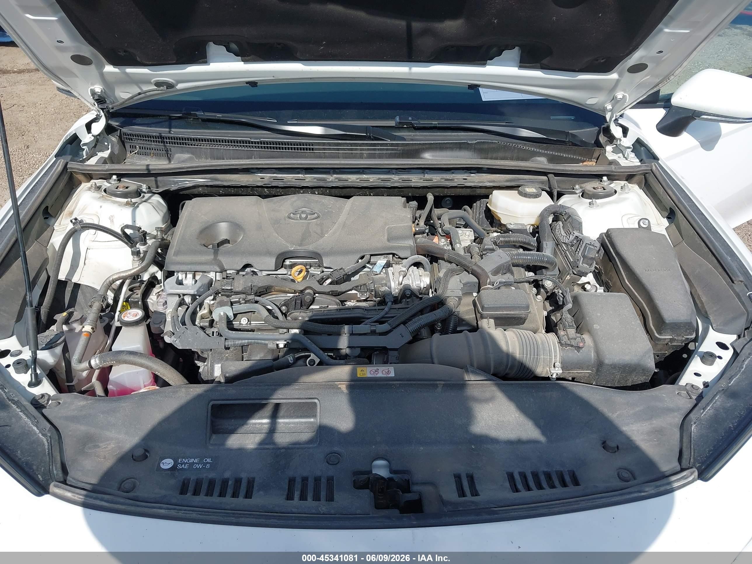 2025 Toyota Camry Se White vin: 4T1DAACK9SU100025