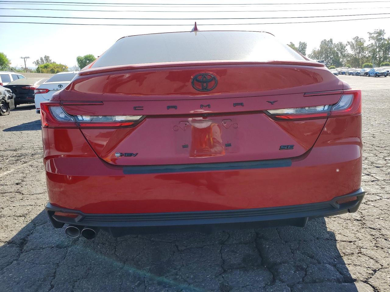2025 Toyota Camry Se Красный vin: 4T1DAACK9SU101370