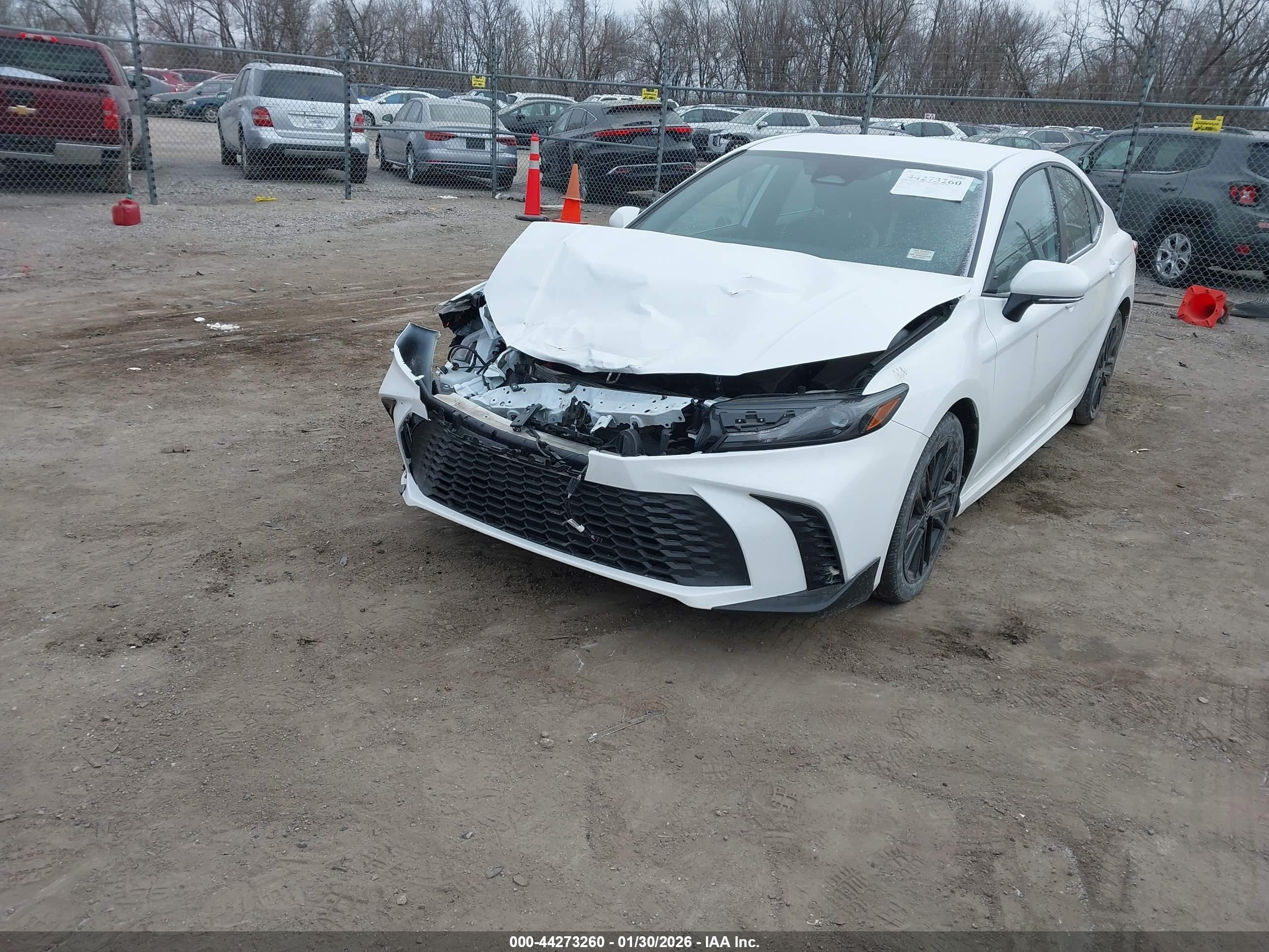 2025 Toyota Camry Se White vin: 4T1DAACK9SU145451