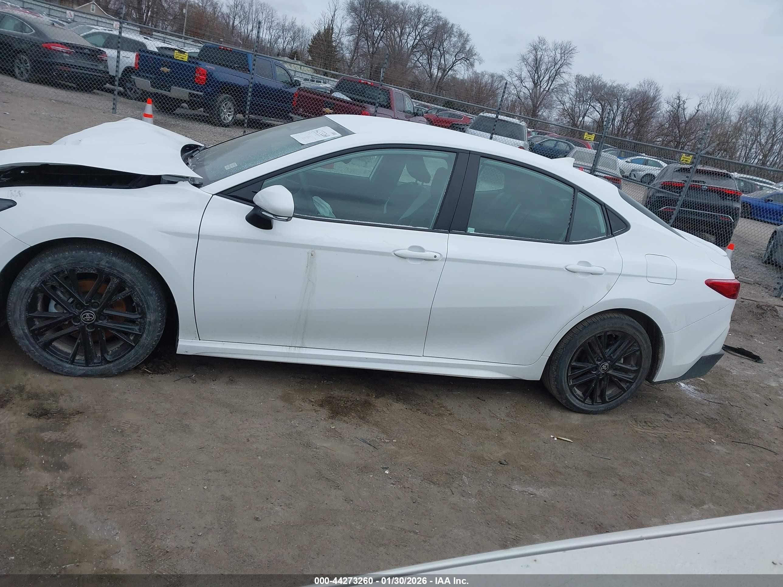 2025 Toyota Camry Se White vin: 4T1DAACK9SU145451