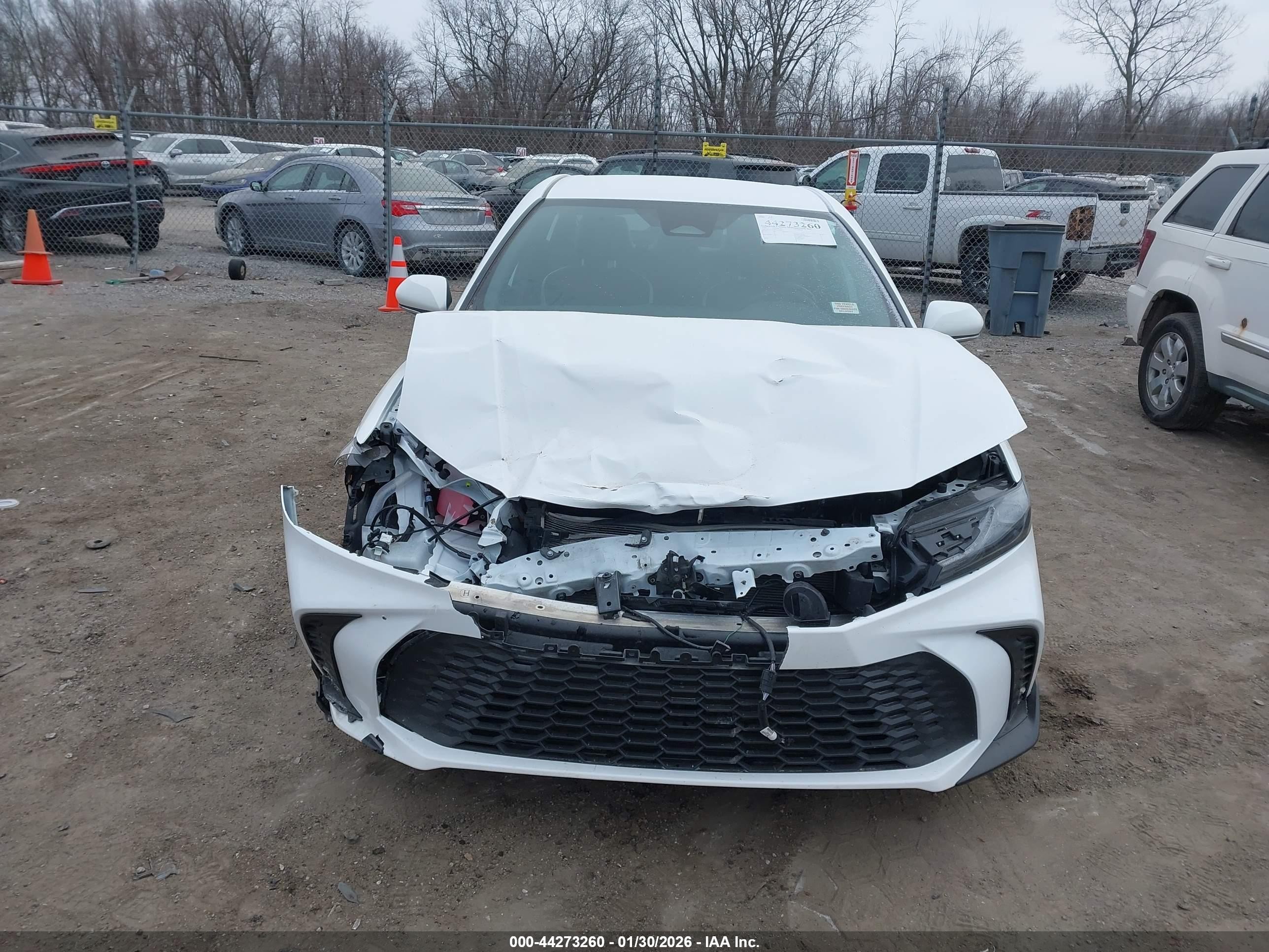 2025 Toyota Camry Se White vin: 4T1DAACK9SU145451
