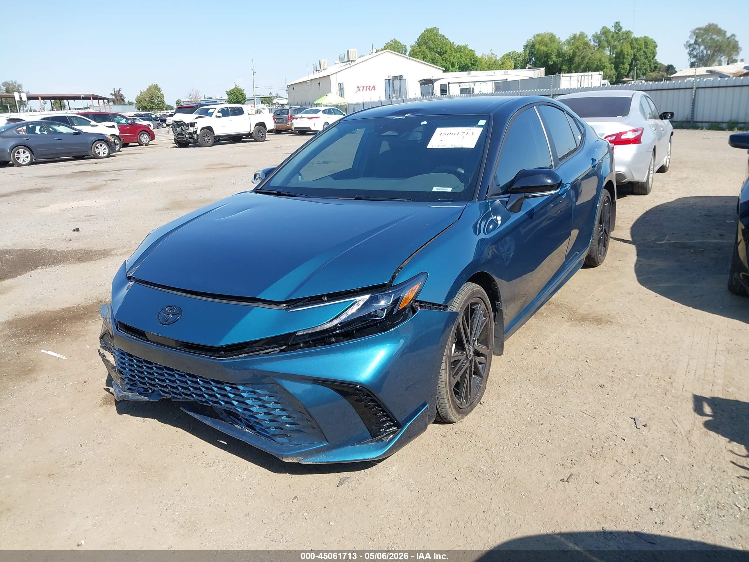 2025 Toyota Camry Xse Бирюзовый vin: 4T1DAACK9SU165991