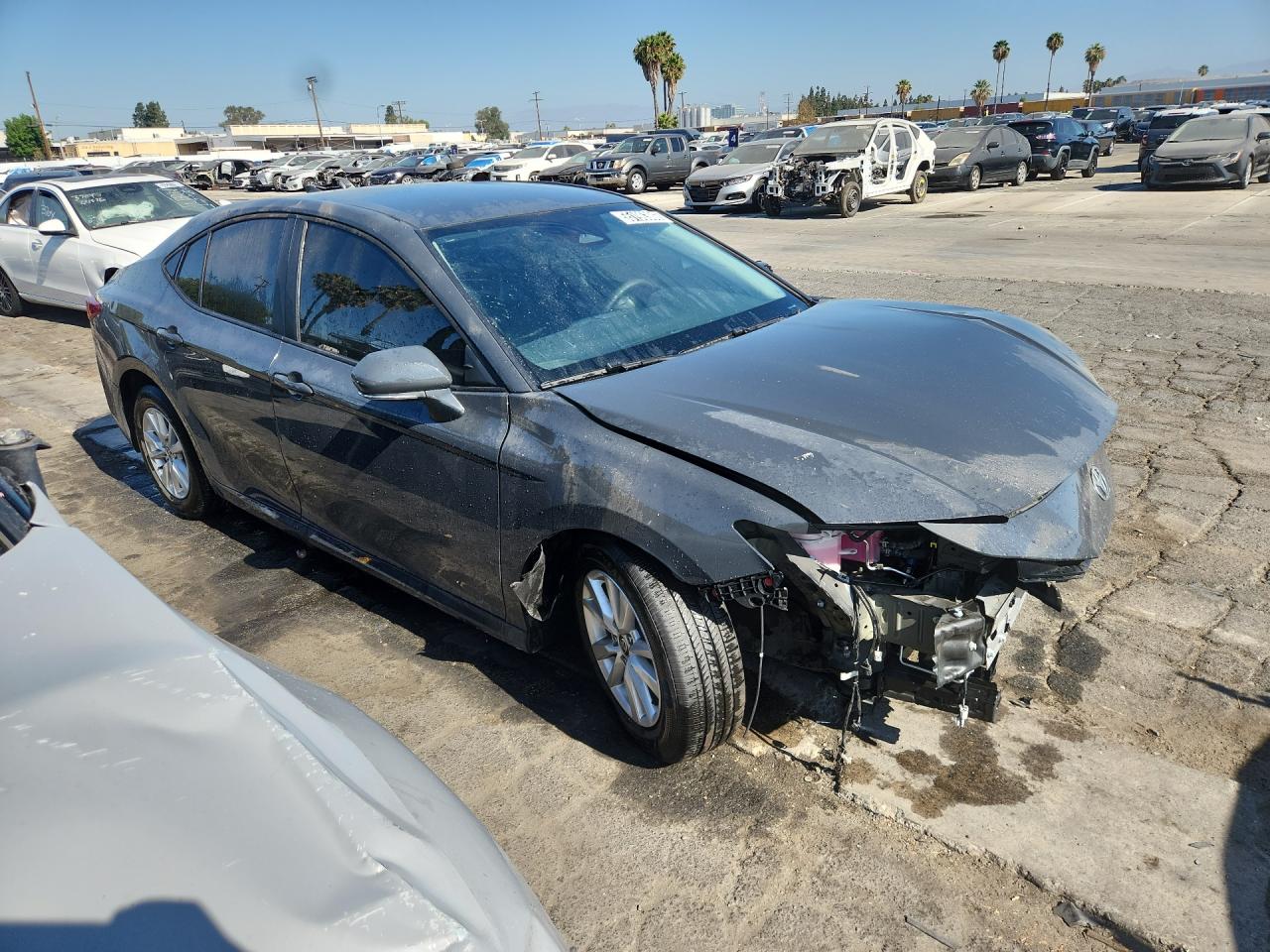 2026 Toyota Camry Le Gray vin: 4T1DAACK9TU217668 Damage: Right Front Fender, Dent(S) W/ Paint Dmg, > 12 Inches