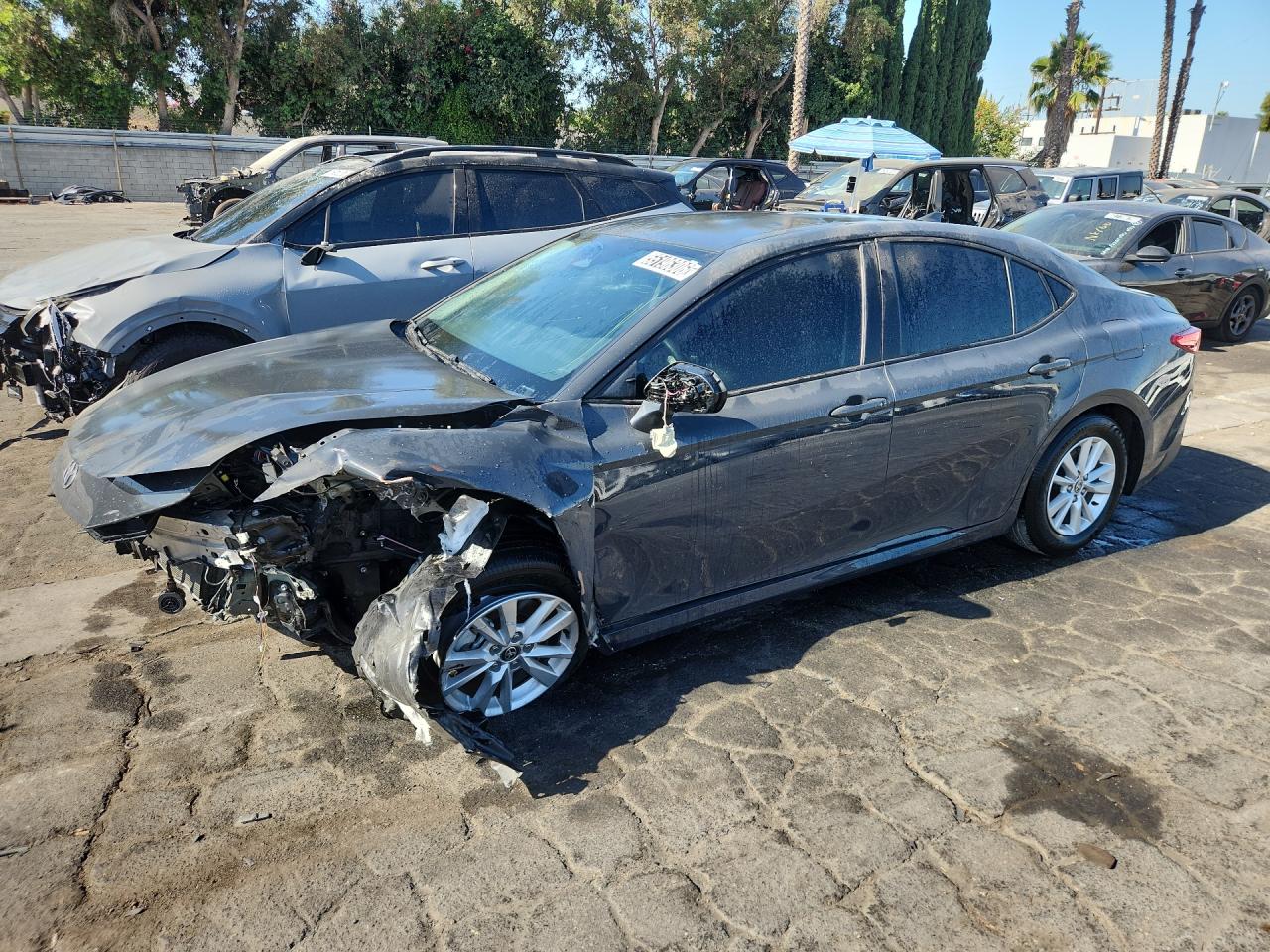 2026 Toyota Camry Le Gray vin: 4T1DAACK9TU217668 Damage: Left Front Fender, Severe Damage, Replacement Required