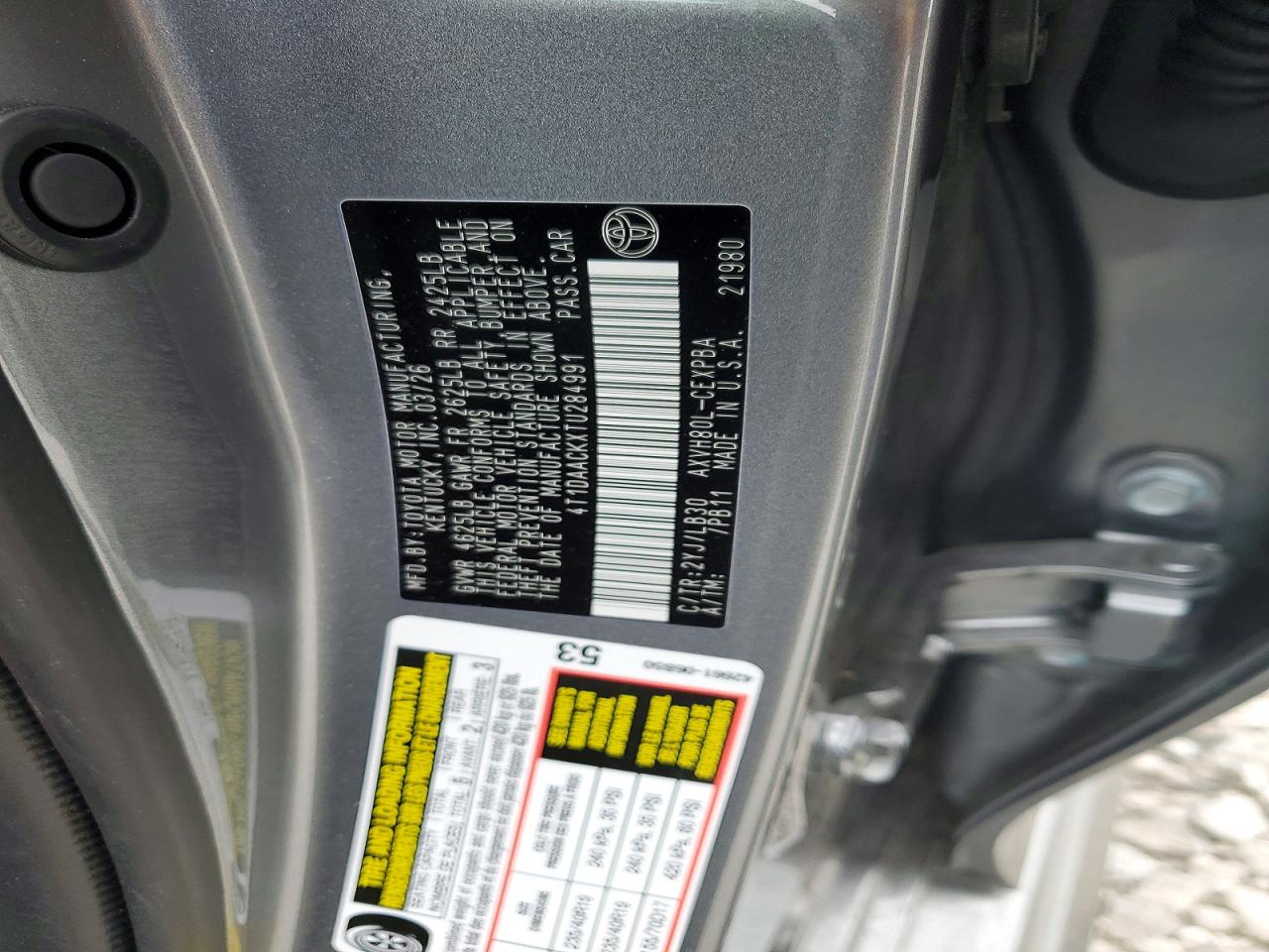 2026 Toyota Camry Xse Gray vin: 4T1DAACKXTU284991