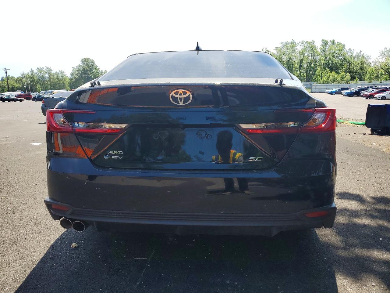 2025 Toyota Camry Se Black vin: 4T1DBADK0SU027669
