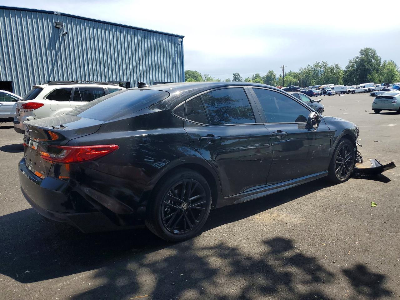2025 Toyota Camry Se Black vin: 4T1DBADK0SU027669