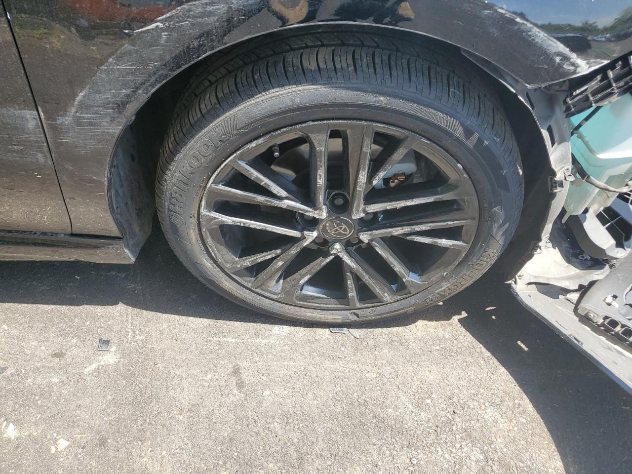 2025 Toyota Camry Se Black vin: 4T1DBADK0SU027669 Damage: Right Front Wheel, Curb Rash, > 12 Inches
