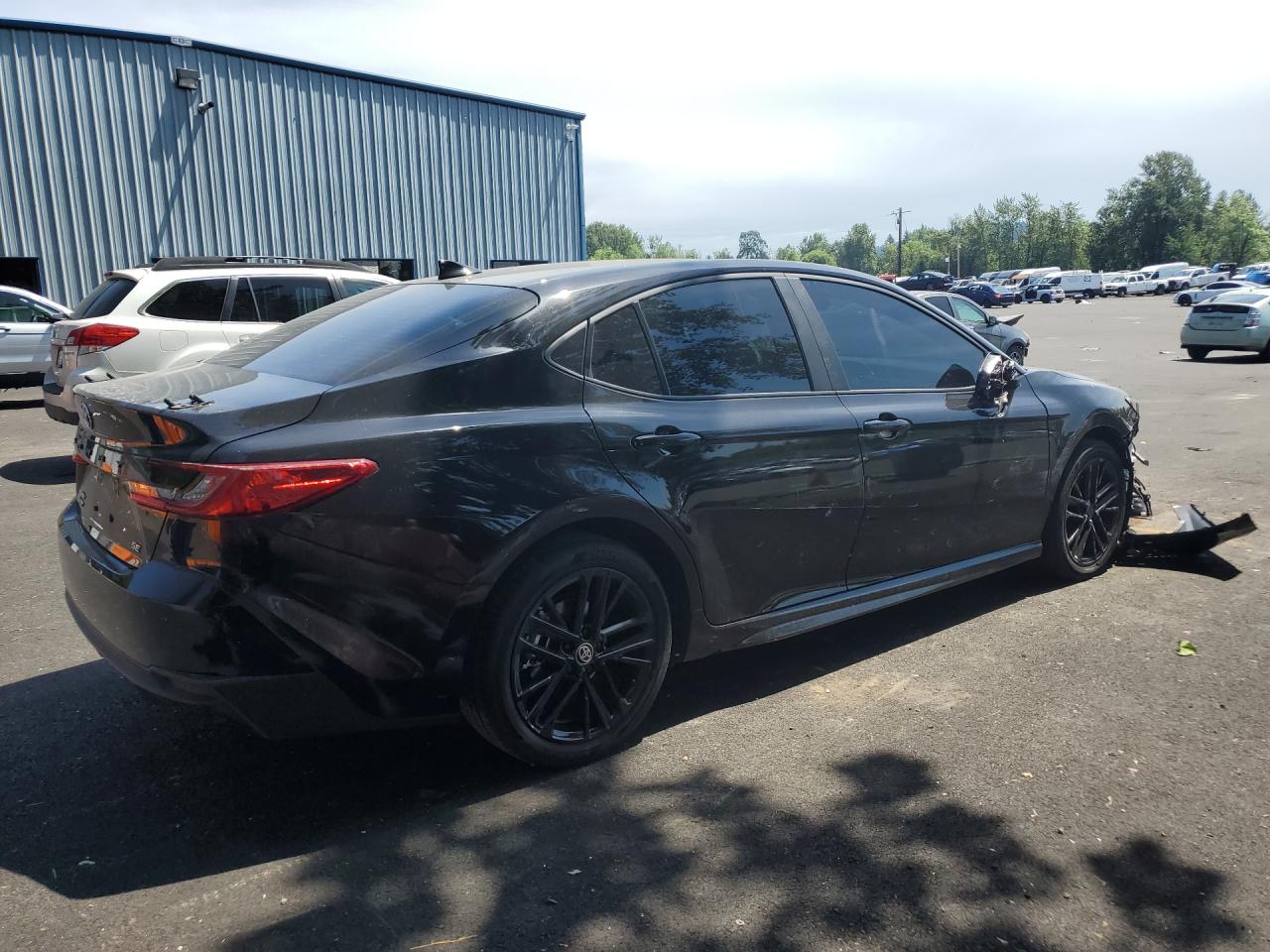 2025 Toyota Camry Se Black vin: 4T1DBADK0SU027669 Damage: Right Rear Door, Multiple Scratches Heavy, 4