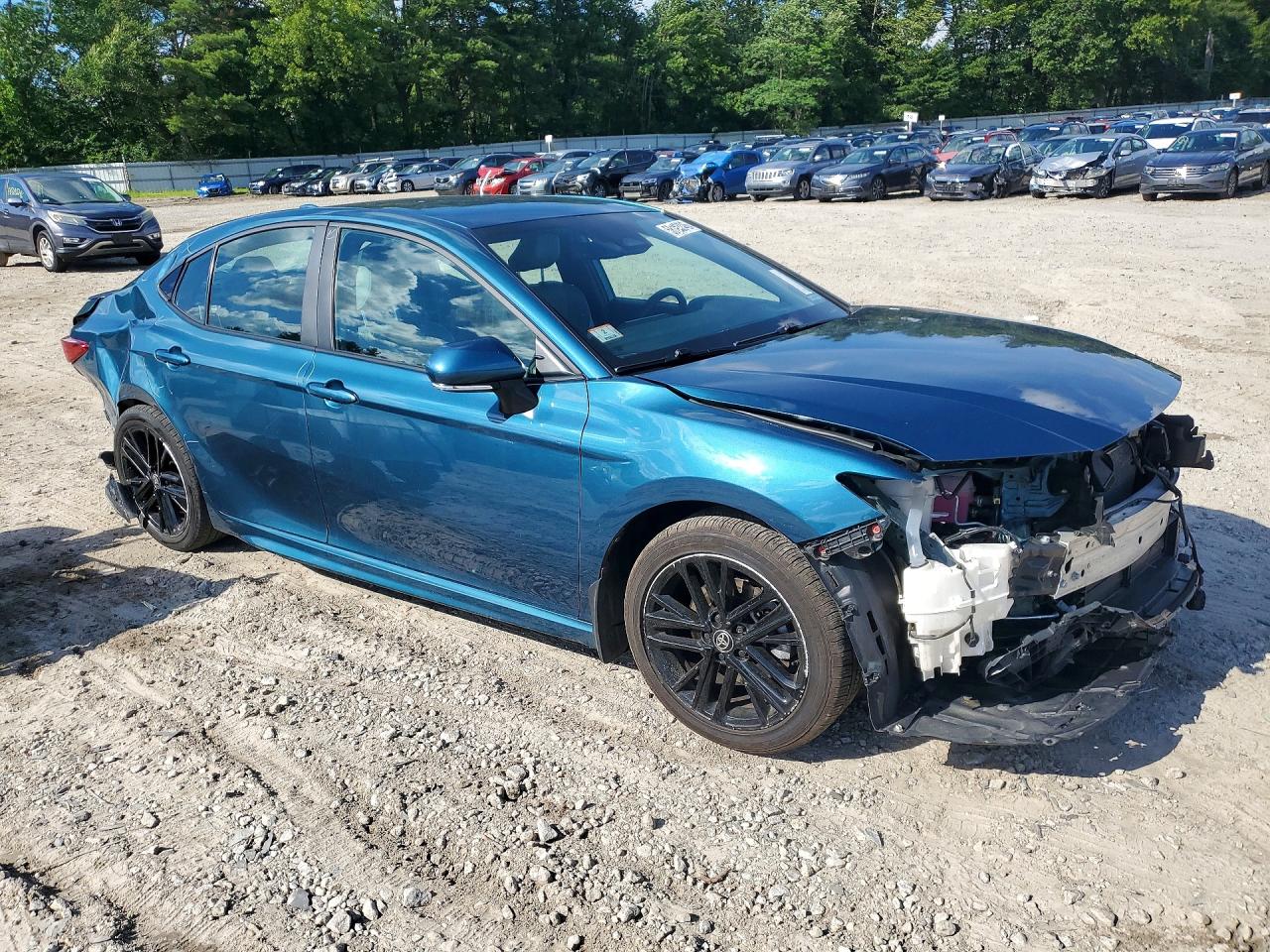 2025 Toyota Camry Se Blue vin: 4T1DBADK1SU017796