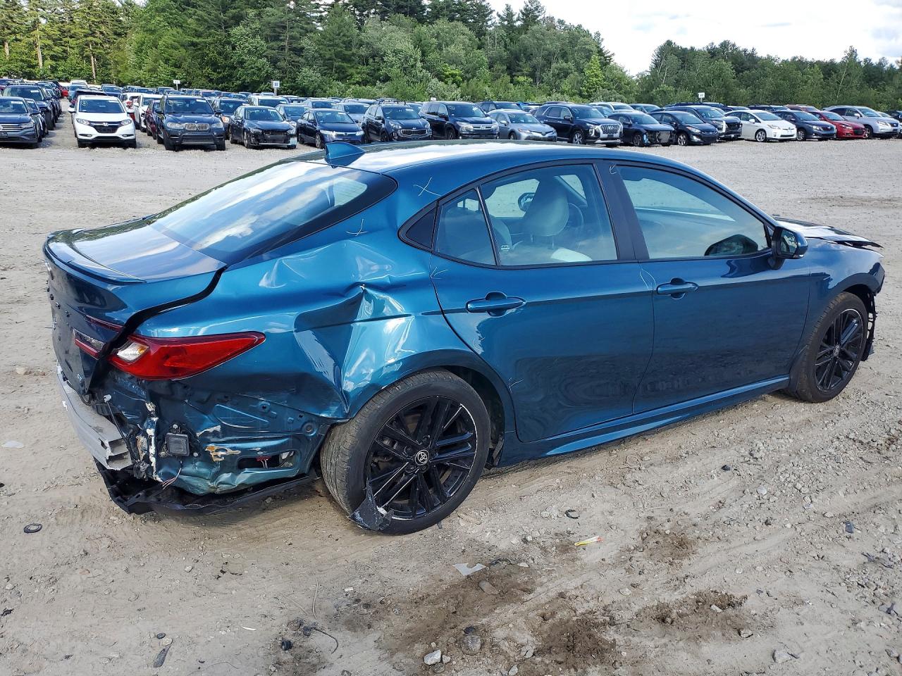 2025 Toyota Camry Se Blue vin: 4T1DBADK1SU017796
