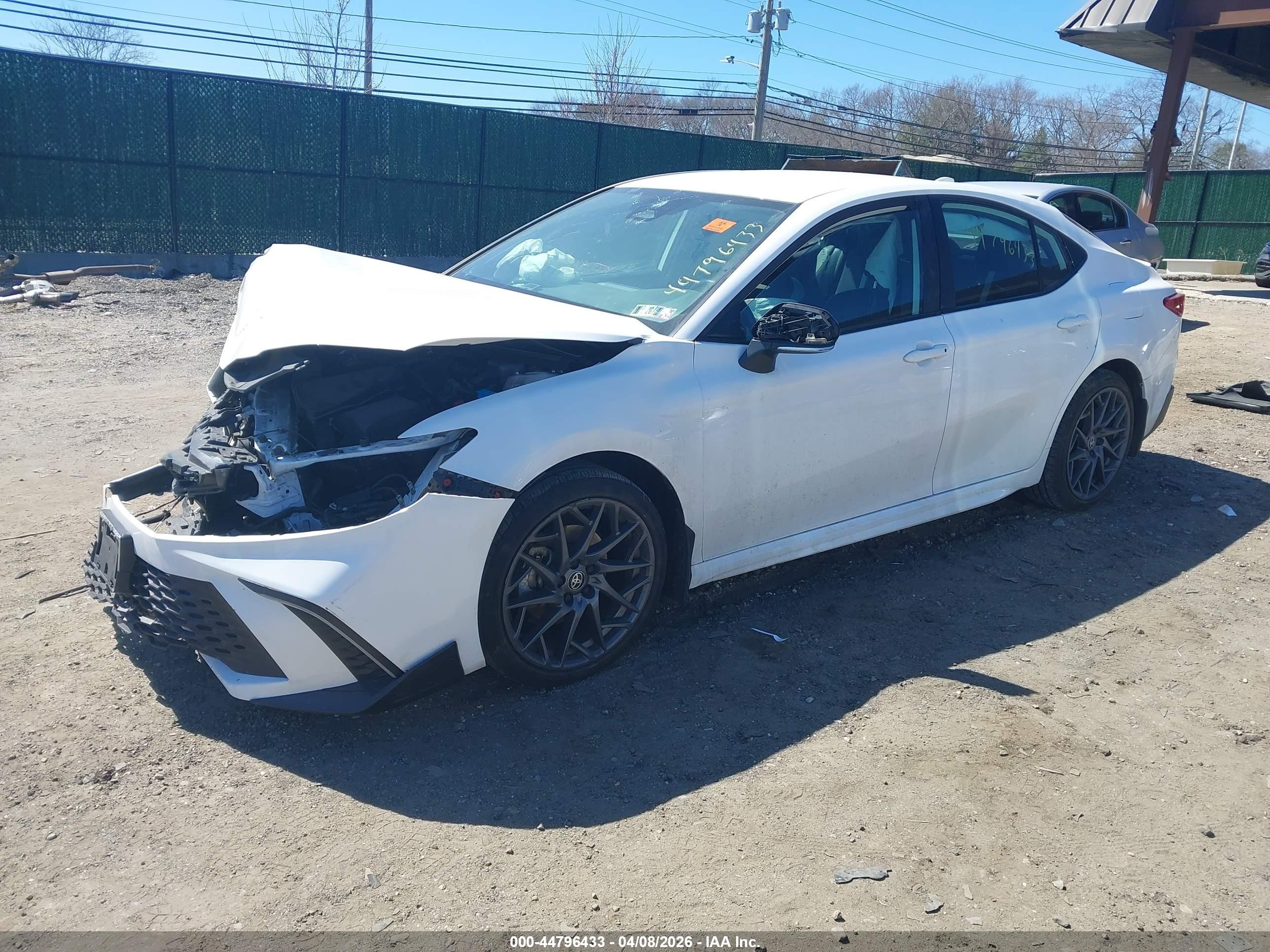 2025 Toyota Camry Se White vin: 4T1DBADK1SU511611