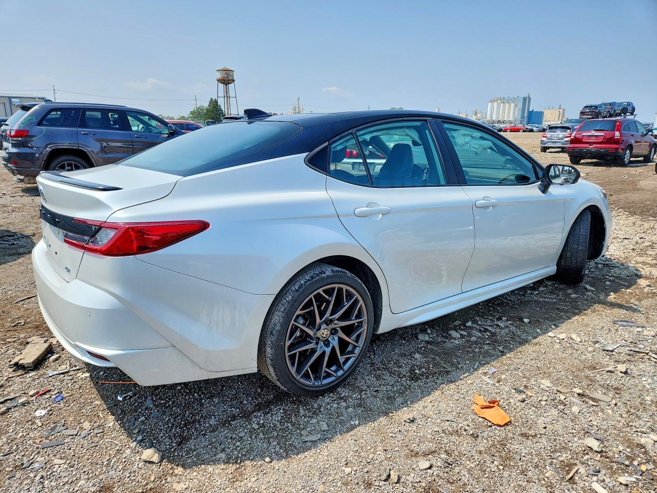 2025 Toyota Camry Xse White vin: 4T1DBADK2SU009609