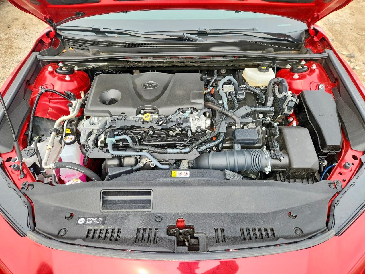 2025 Toyota Camry Xle Red vin: 4T1DBADK3SU013121