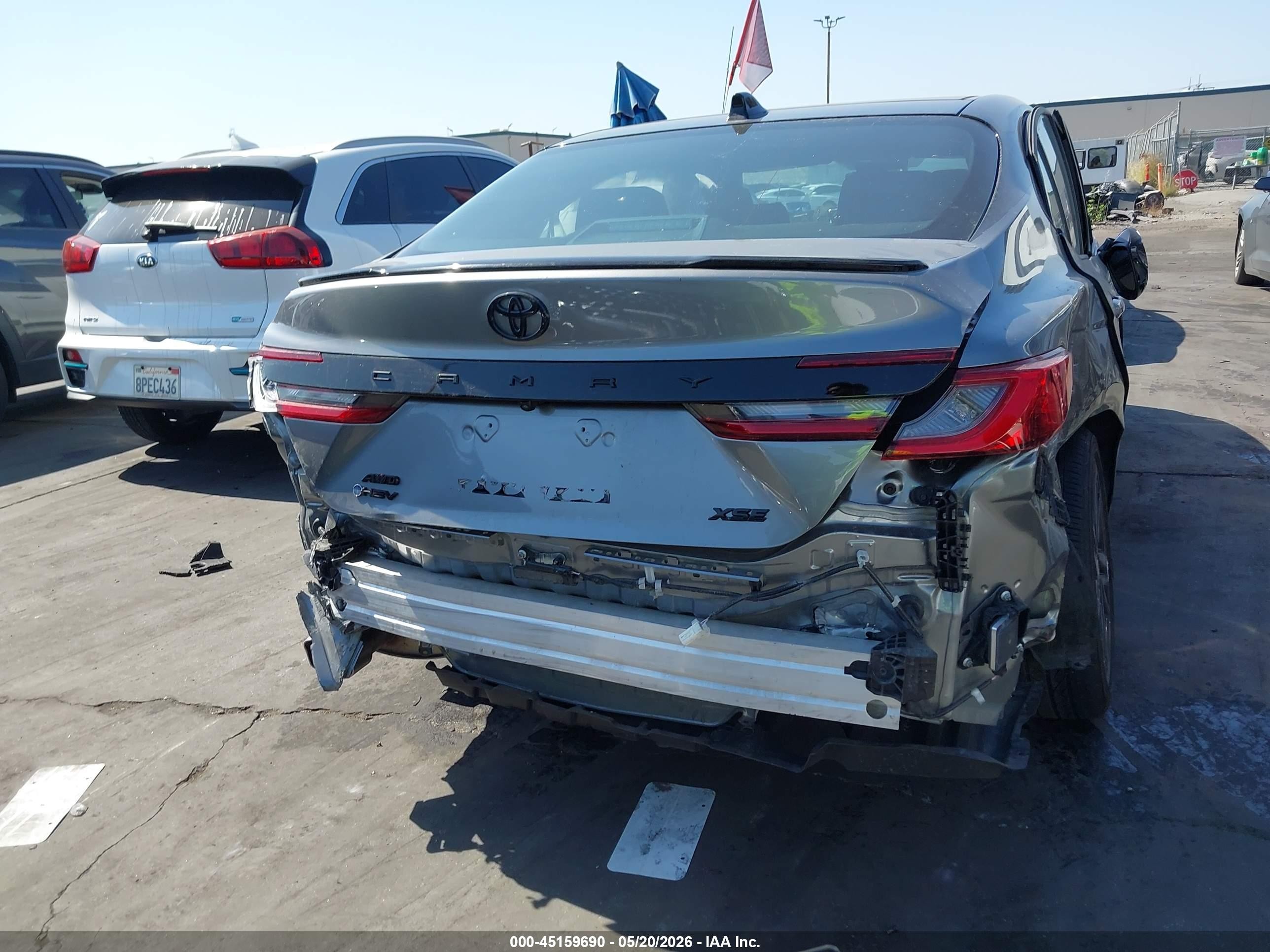2025 Toyota Camry Xse Серый vin: 4T1DBADK9SU522839