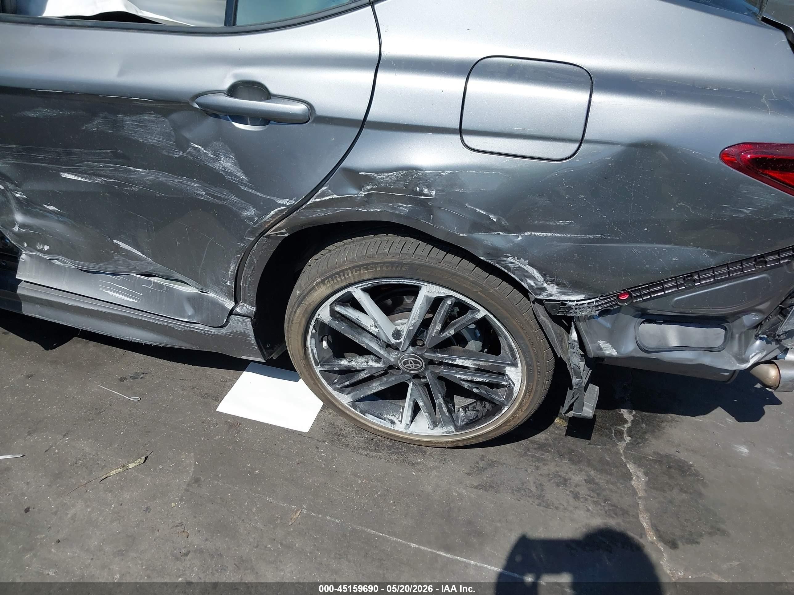 2025 Toyota Camry Xse Серый vin: 4T1DBADK9SU522839