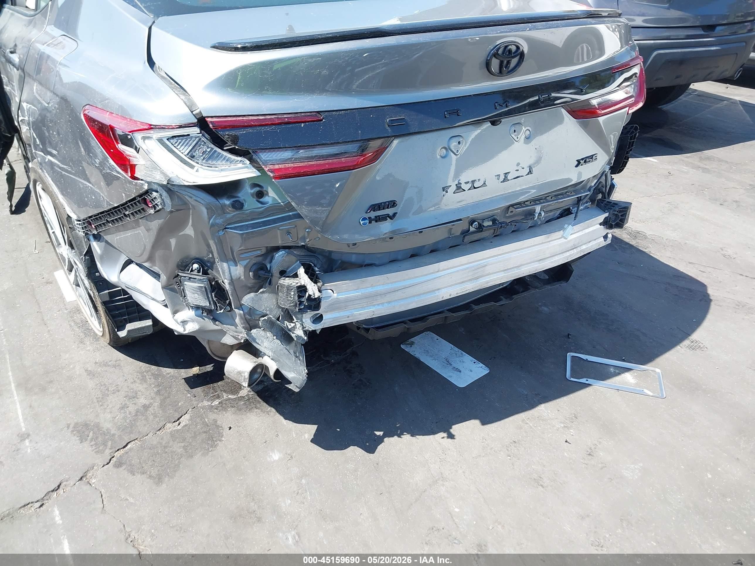 2025 Toyota Camry Xse Серый vin: 4T1DBADK9SU522839