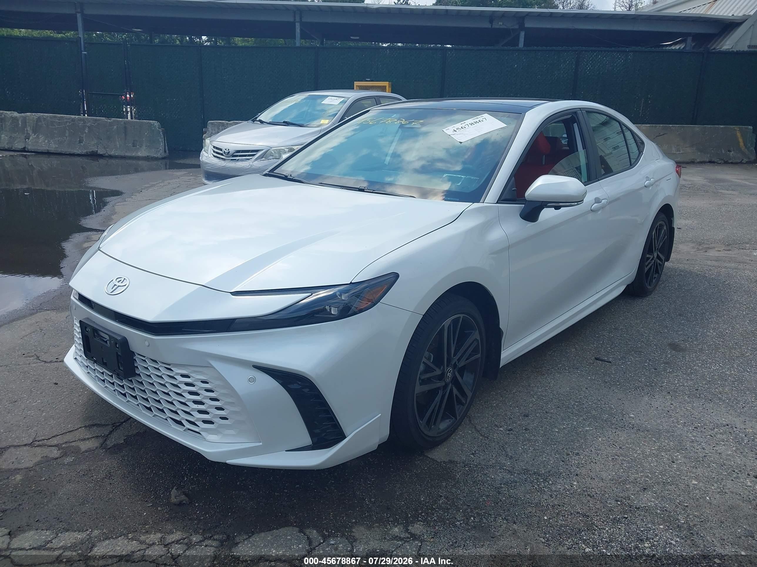 2025 Toyota Camry Xse White vin: 4T1DBADKXSU502406
