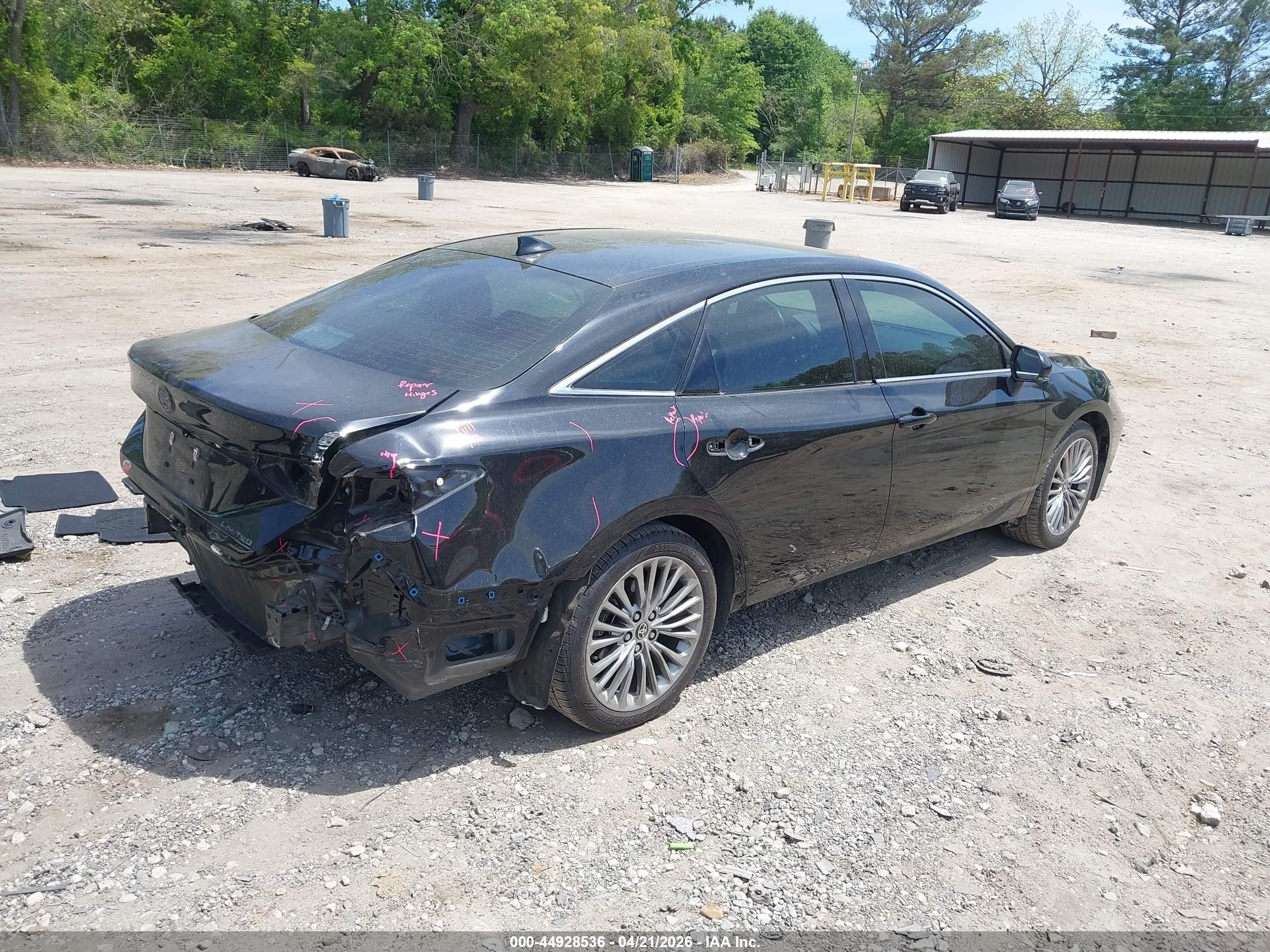 2022 Toyota Avalon Limited Black vin: 4T1DZ1FB2NU072982