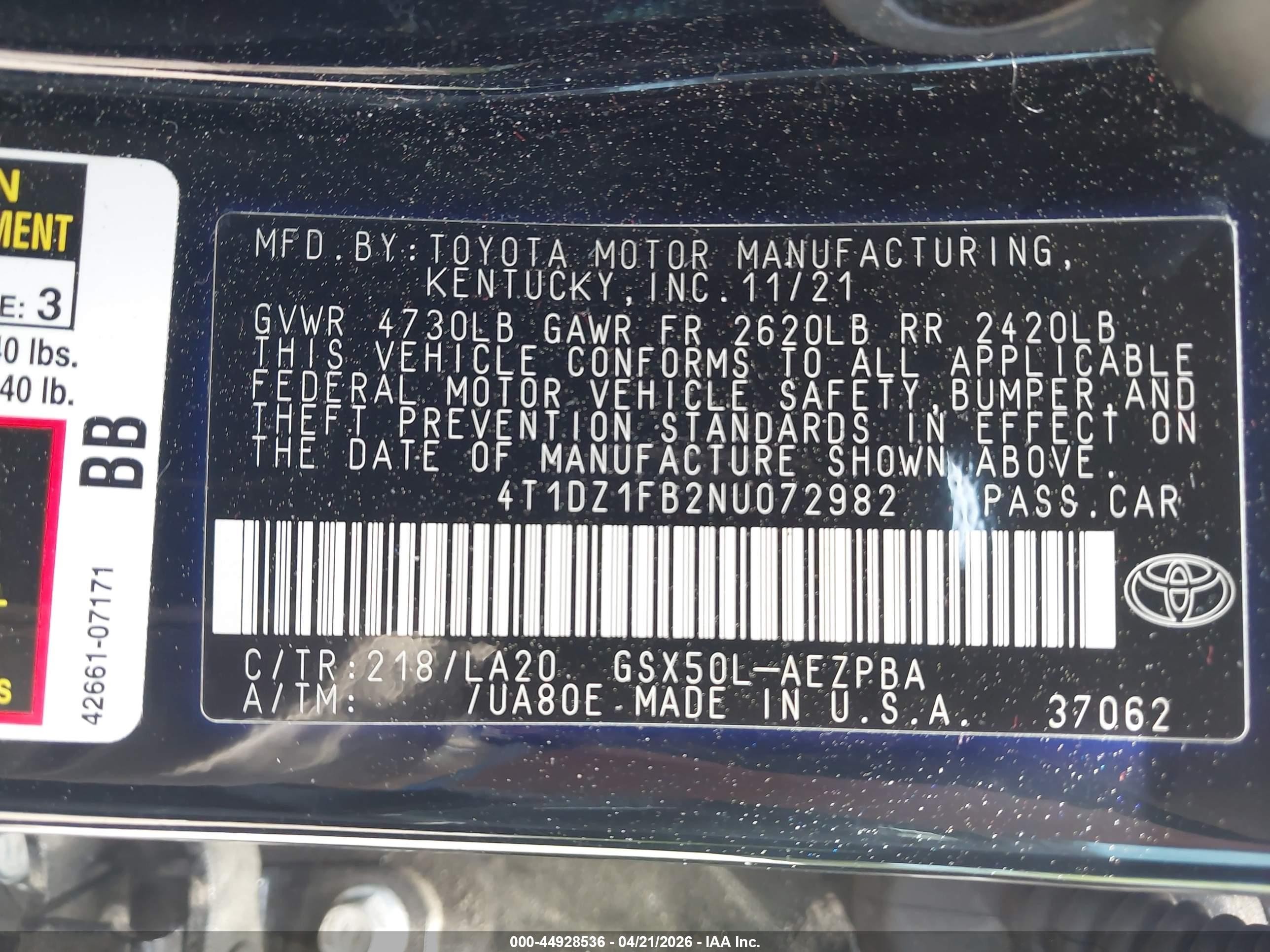 2022 Toyota Avalon Limited Black vin: 4T1DZ1FB2NU072982