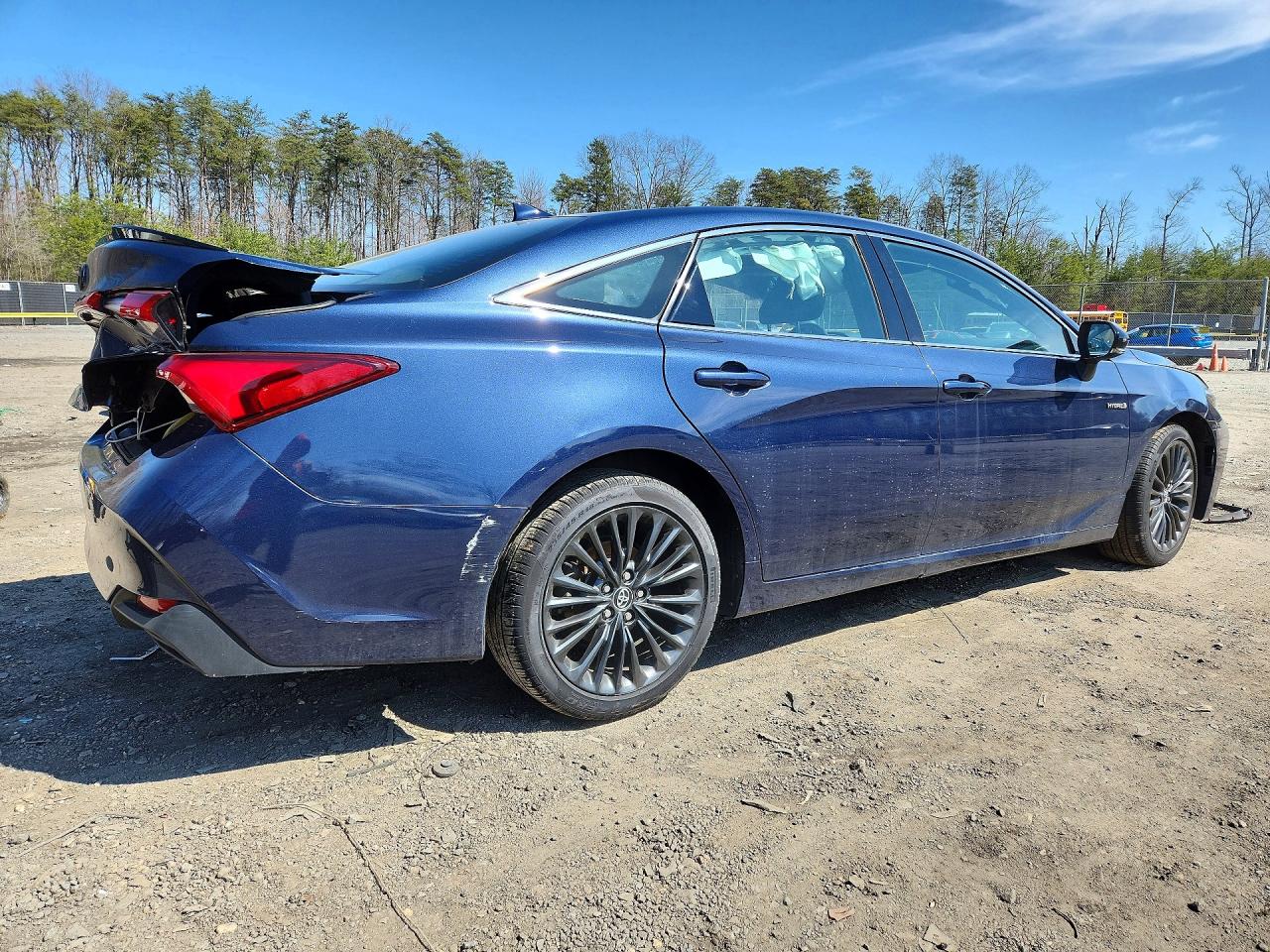 2020 Toyota Avalon Hybrid Xse Синий vin: 4T1E21FB2LU014263