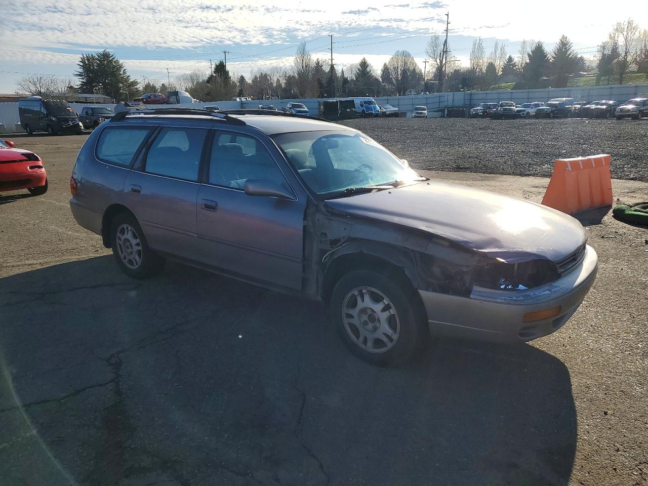 1996 Toyota Camry Le V6 Gray vin: 4T1EF12K5TU125643