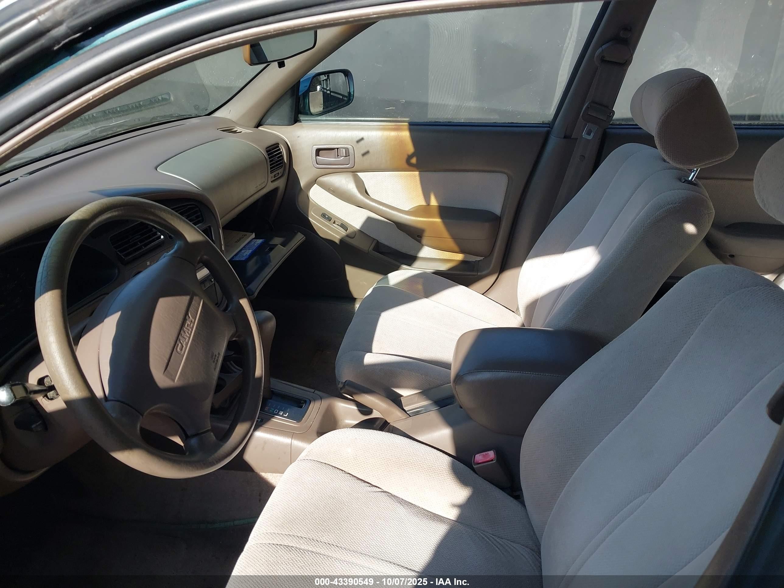 1996 Toyota Camry Le Green vin: 4T1EG12KXTU757129