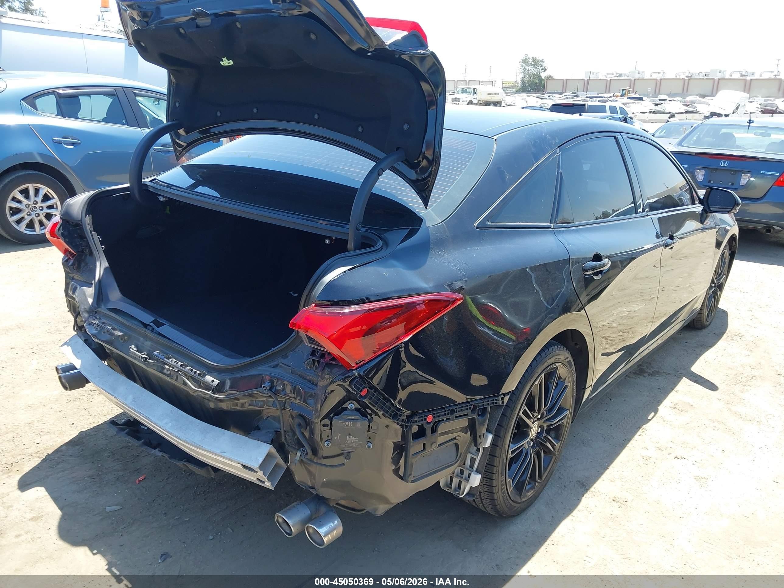 2021 Toyota Avalon Xse Nightshade Черный vin: 4T1EZ1FBXMU066365