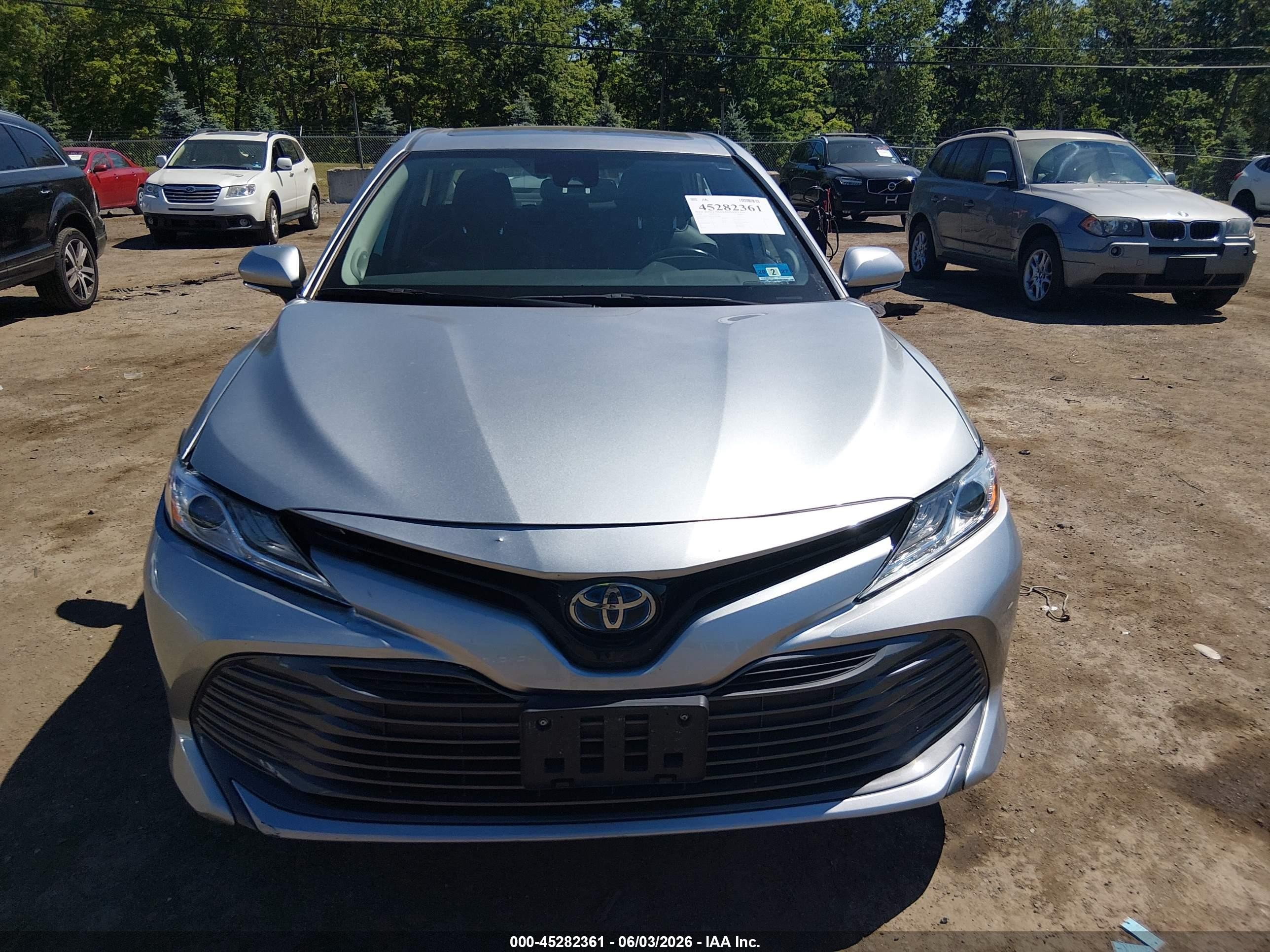 2020 Toyota Camry Xle Hybrid Серебряный vin: 4T1F31AK3LU525294