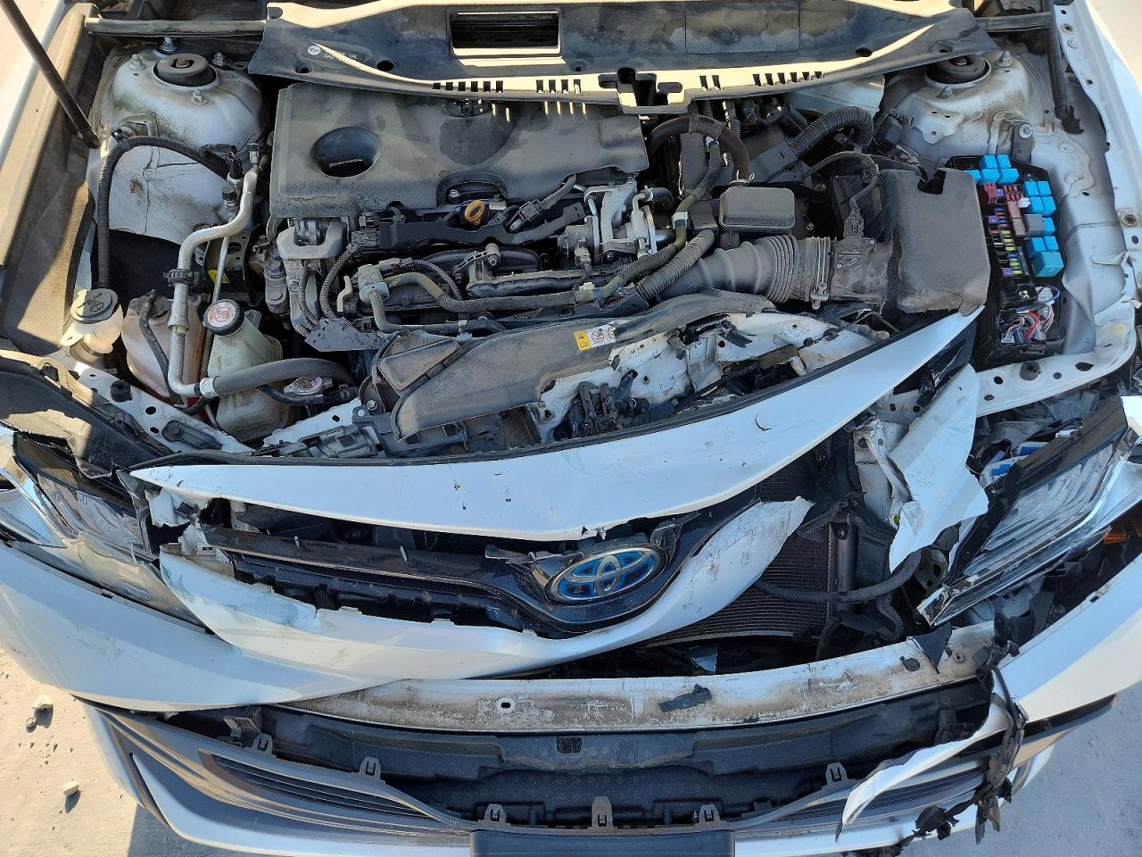 2020 Toyota Camry Xle White vin: 4T1F31AK3LU541186