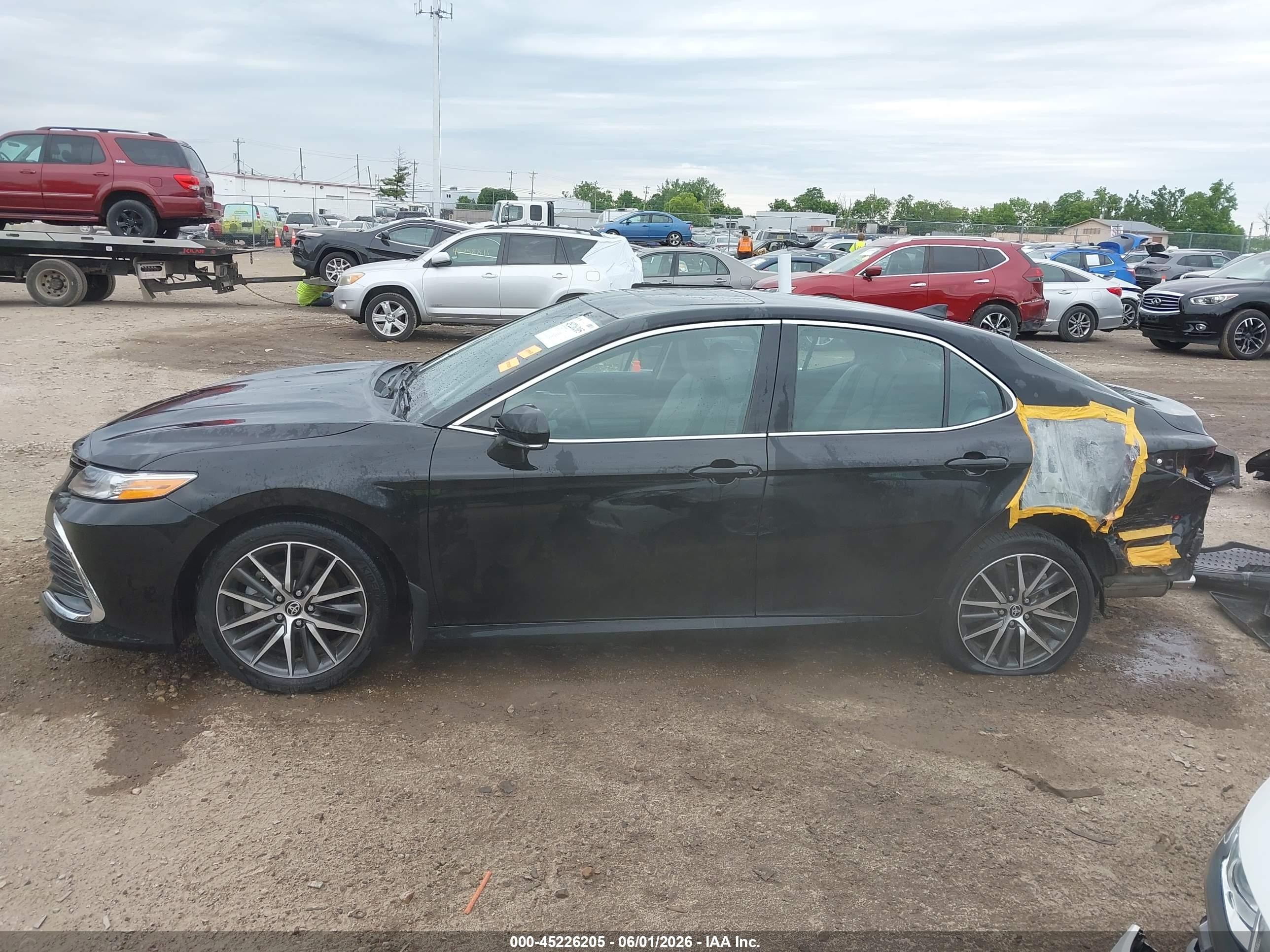 2023 Toyota Camry Xle Hybrid Черный vin: 4T1F31AK8PU610511