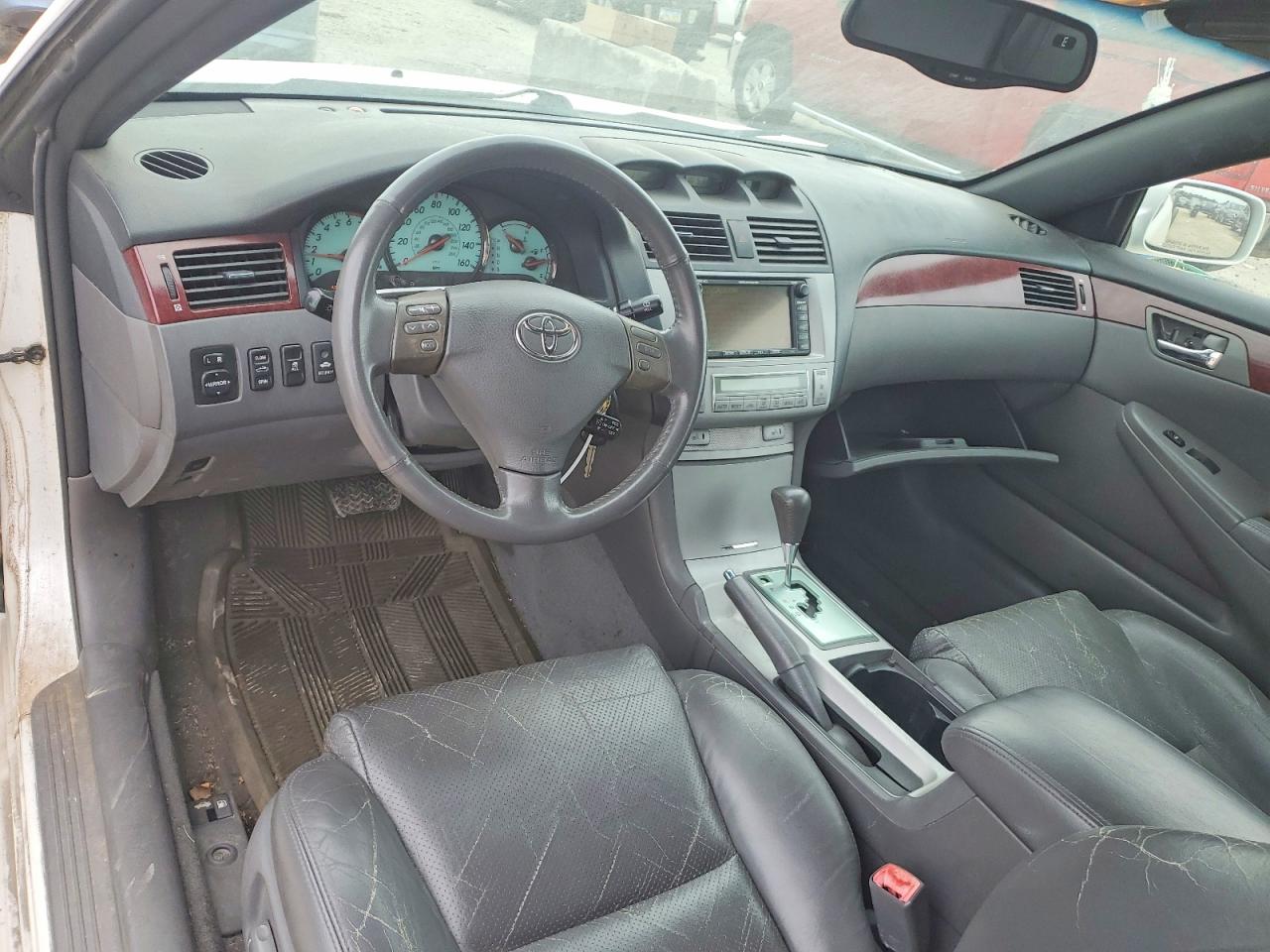 2004 Toyota Camry Solara Sle V6 White vin: 4T1FA38P04U034816