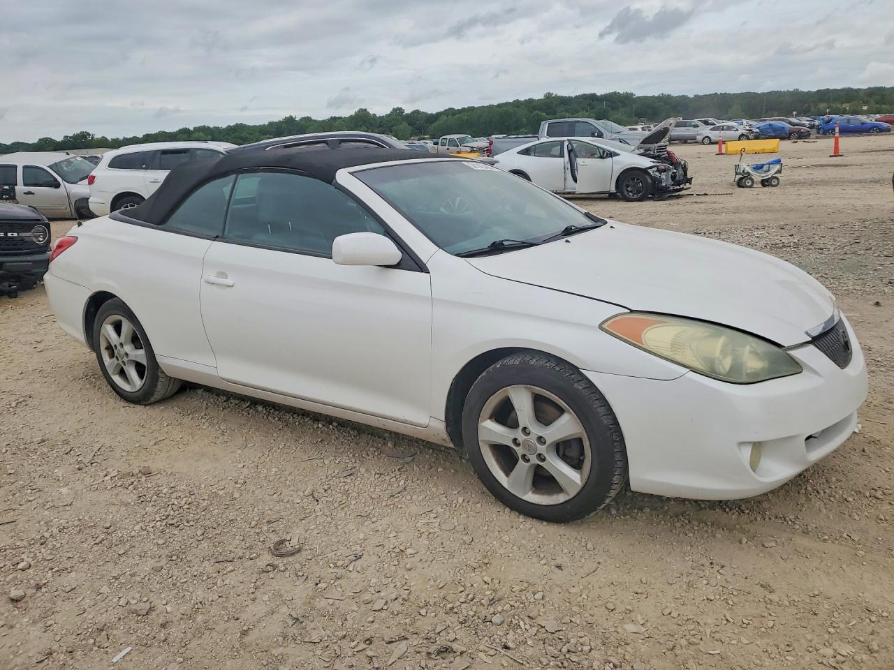 2004 Toyota Camry Solara Sle V6 White vin: 4T1FA38P04U034816