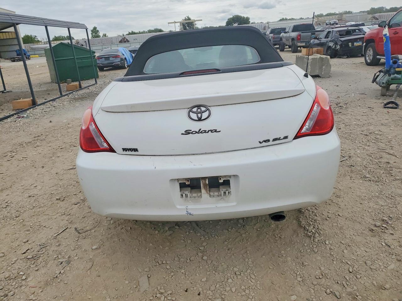 2004 Toyota Camry Solara Sle V6 White vin: 4T1FA38P04U034816