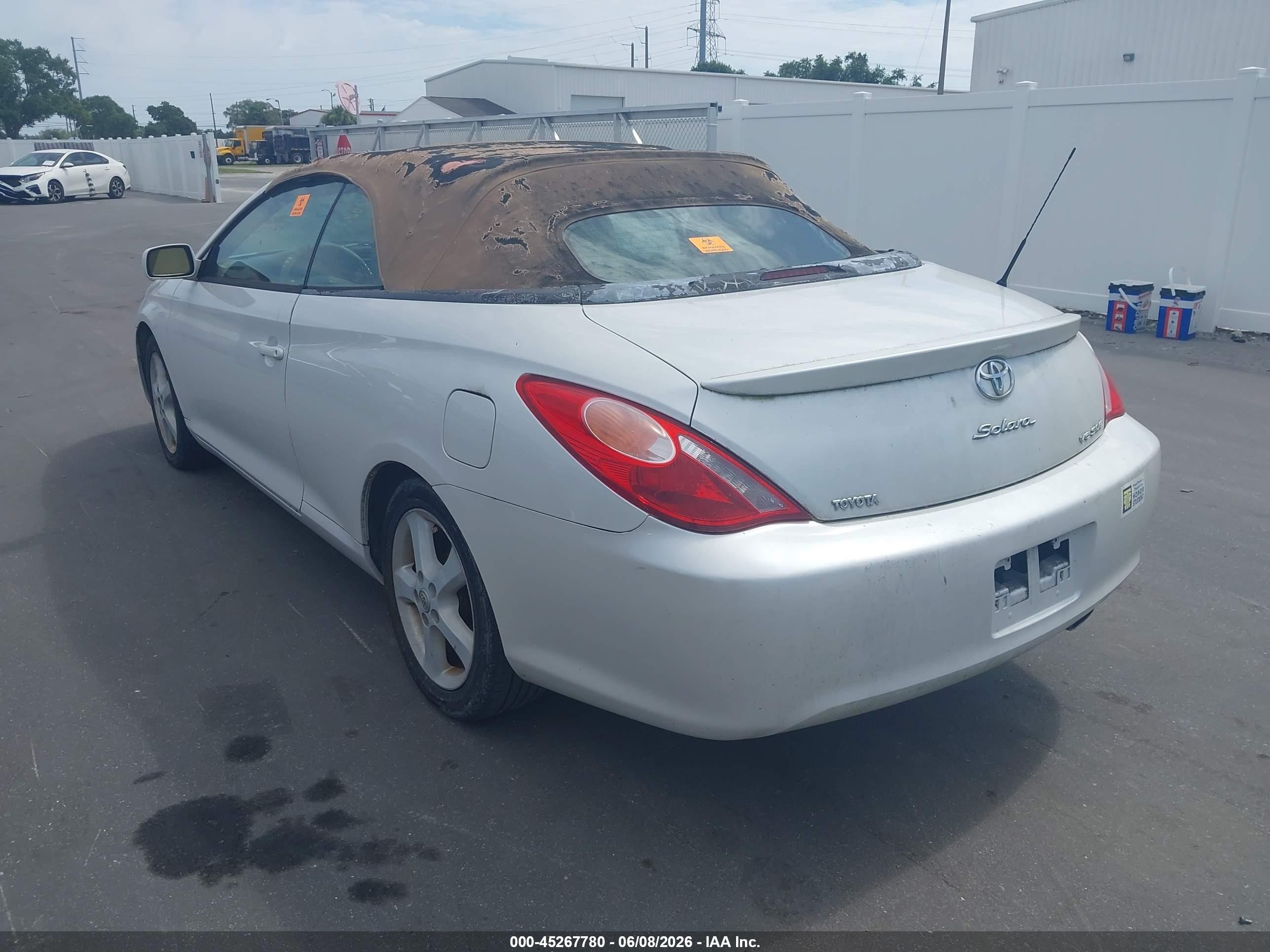 2005 Toyota Camry Solara Sle Белый vin: 4T1FA38P05U042786
