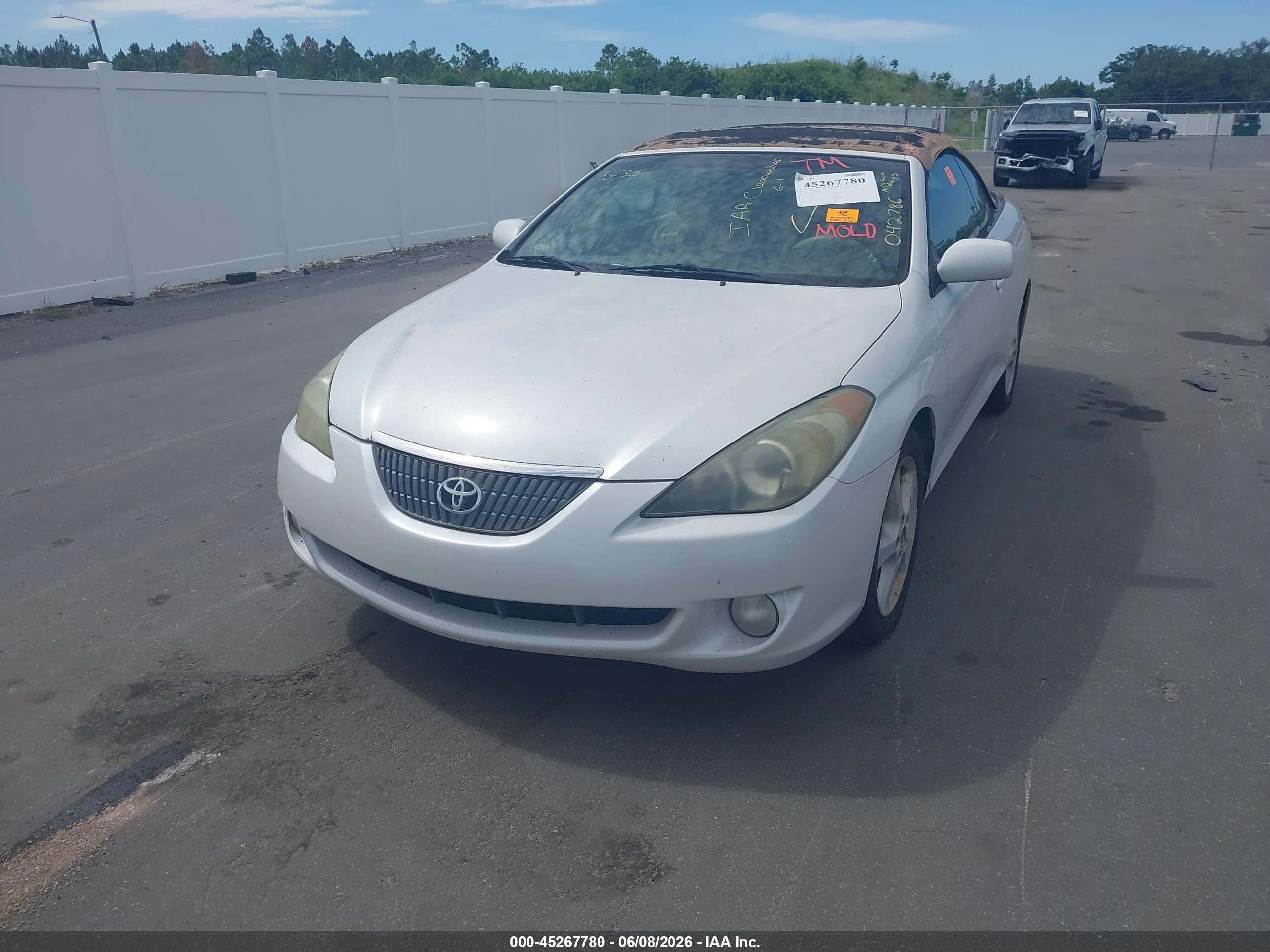 2005 Toyota Camry Solara Sle Белый vin: 4T1FA38P05U042786