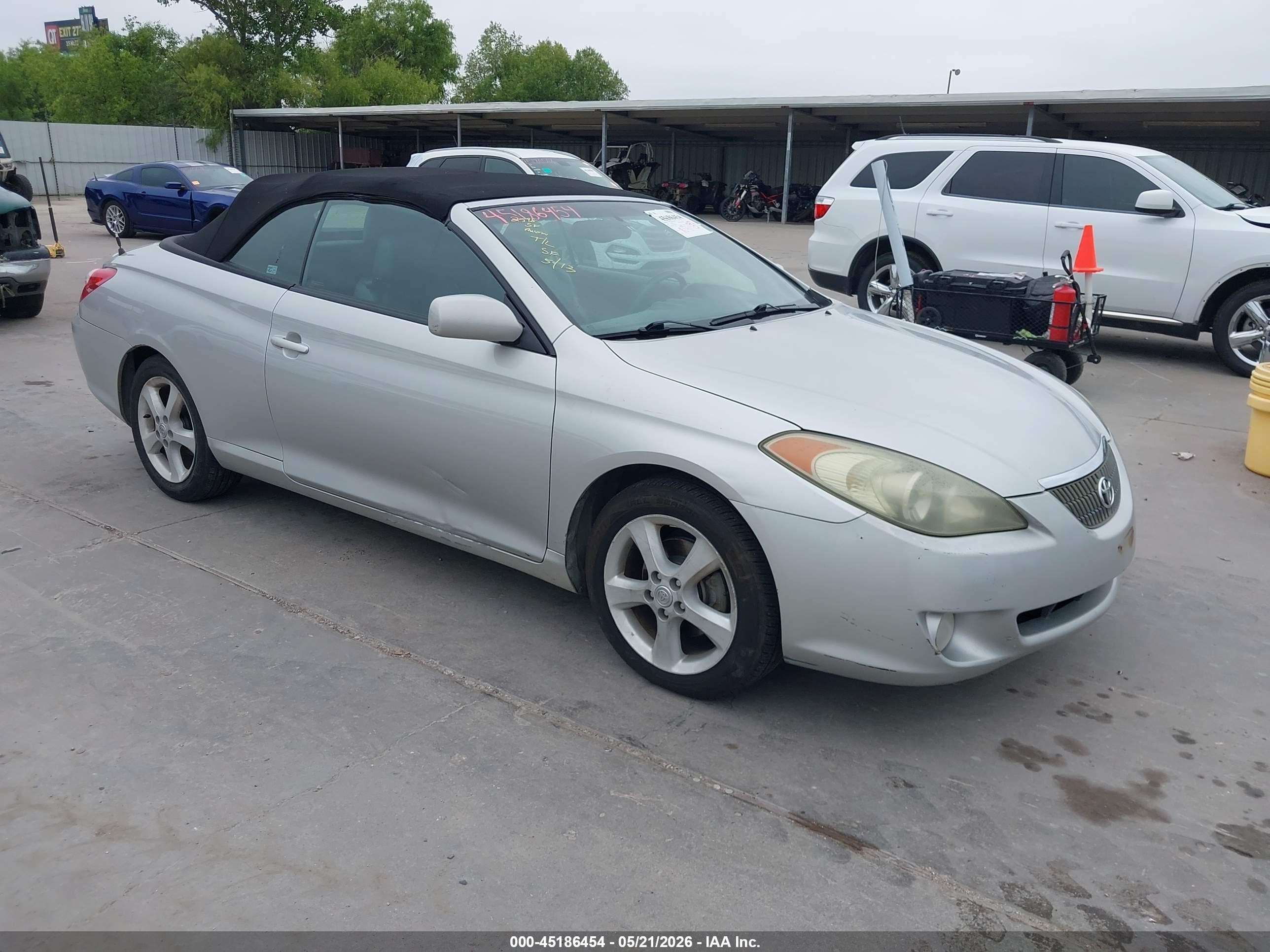 2005 Toyota Camry Solara Sle Silver vin: 4T1FA38P05U060799