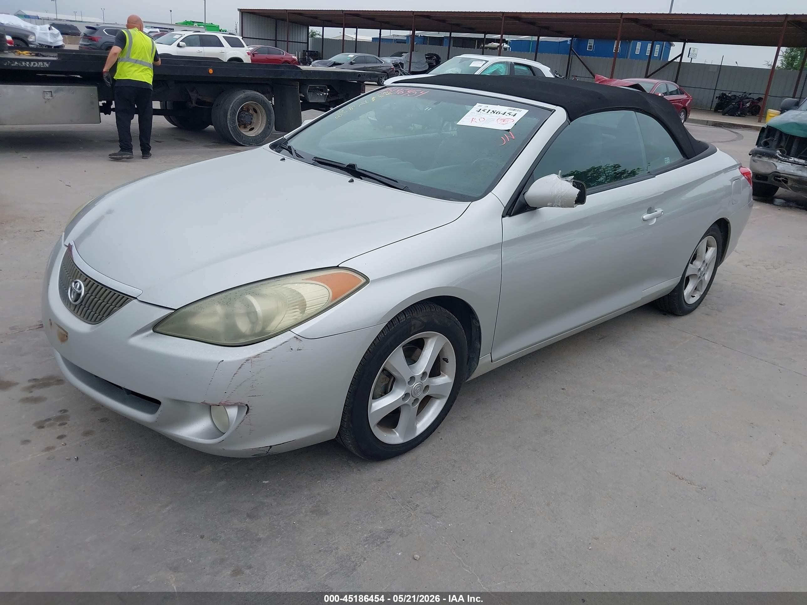 2005 Toyota Camry Solara Sle Silver vin: 4T1FA38P05U060799