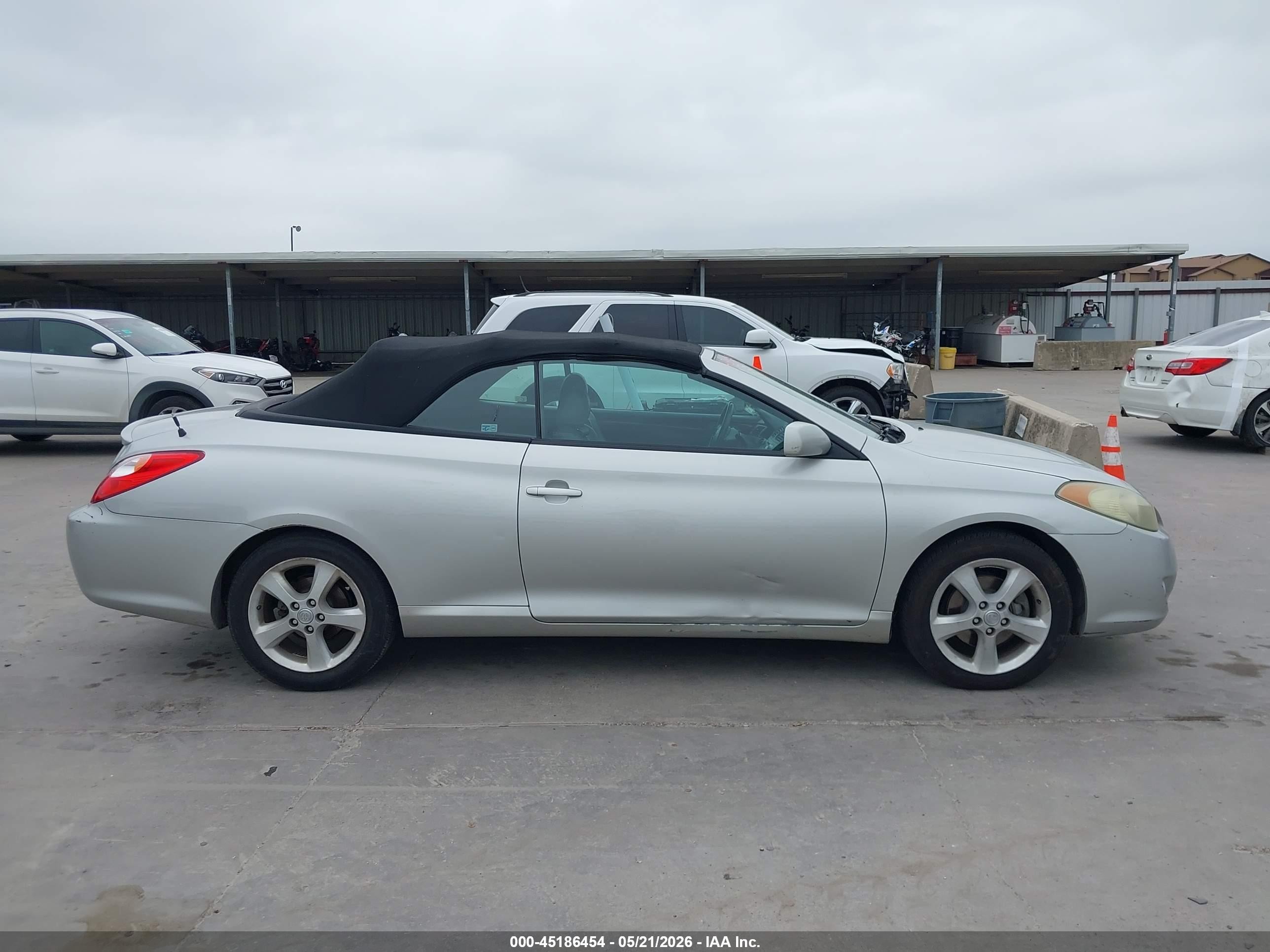 2005 Toyota Camry Solara Sle Silver vin: 4T1FA38P05U060799