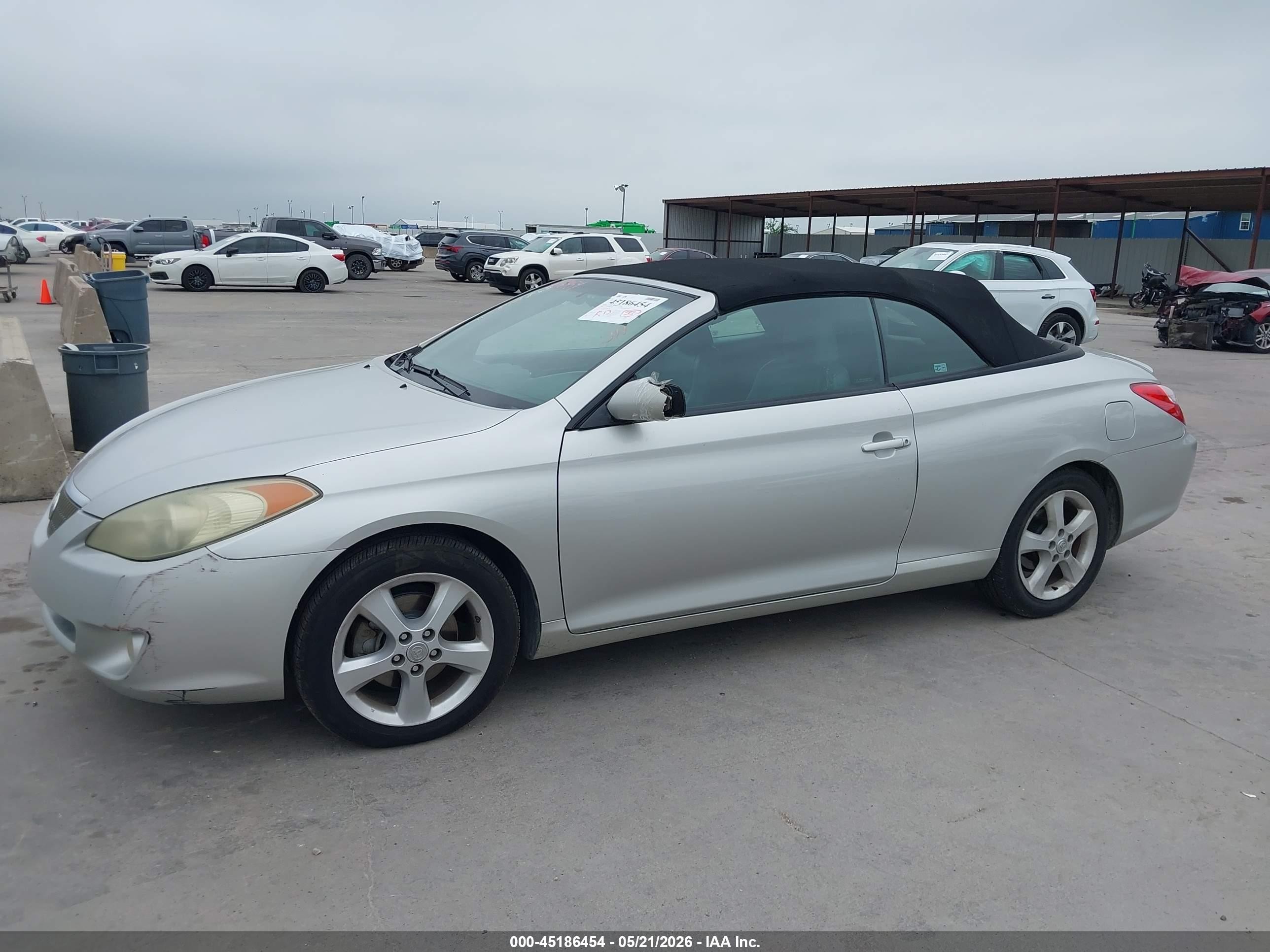 2005 Toyota Camry Solara Sle Silver vin: 4T1FA38P05U060799