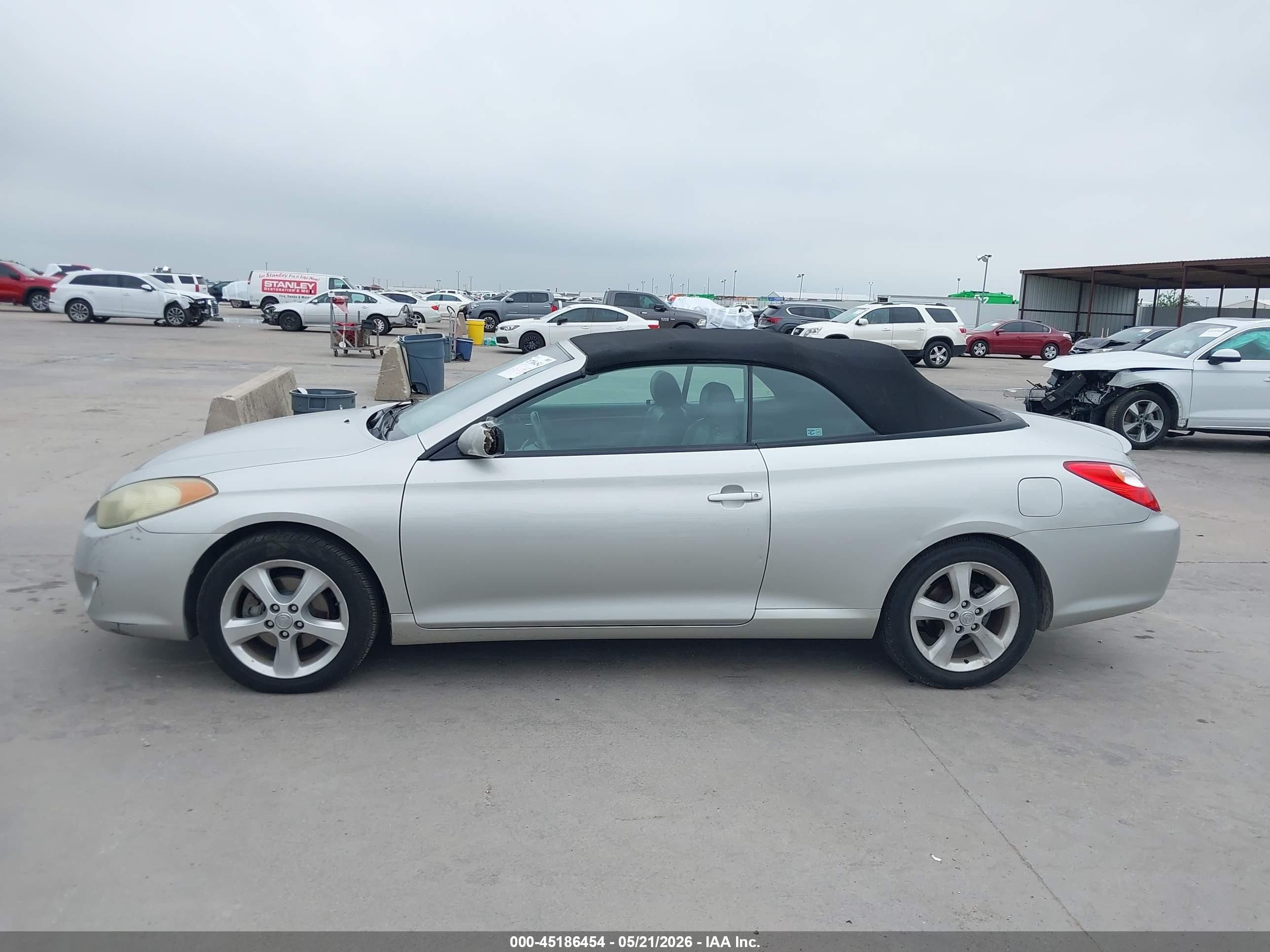 2005 Toyota Camry Solara Sle Silver vin: 4T1FA38P05U060799
